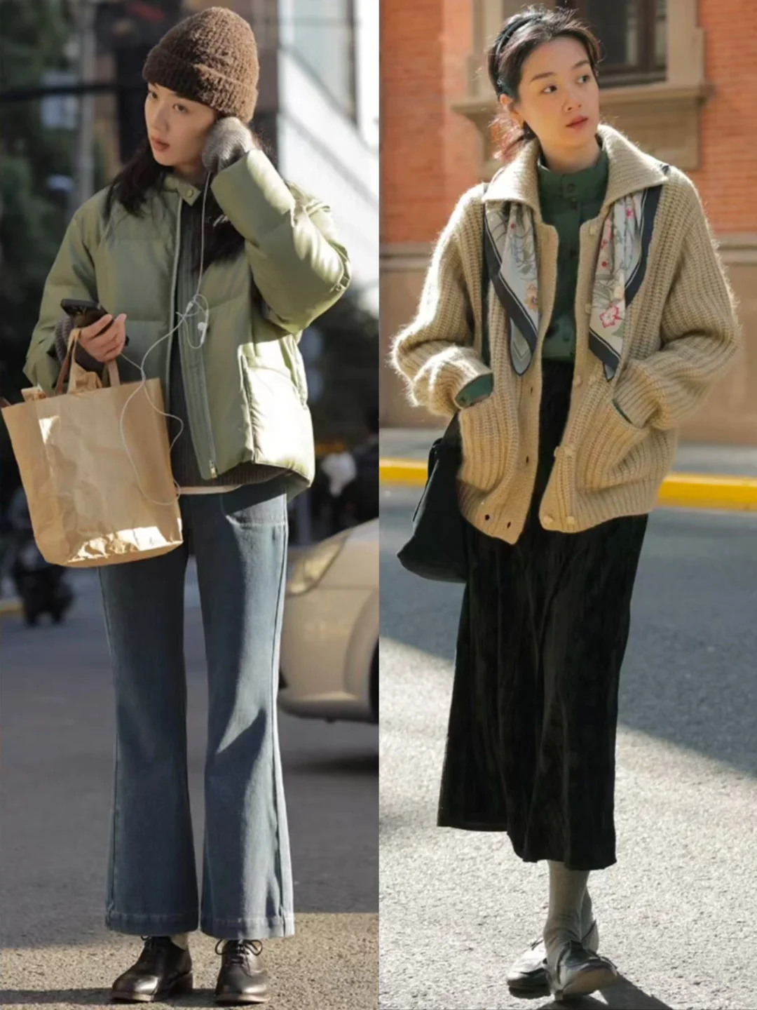 “轻文艺法式复古”☕️秋冬复古通勤叠穿指南