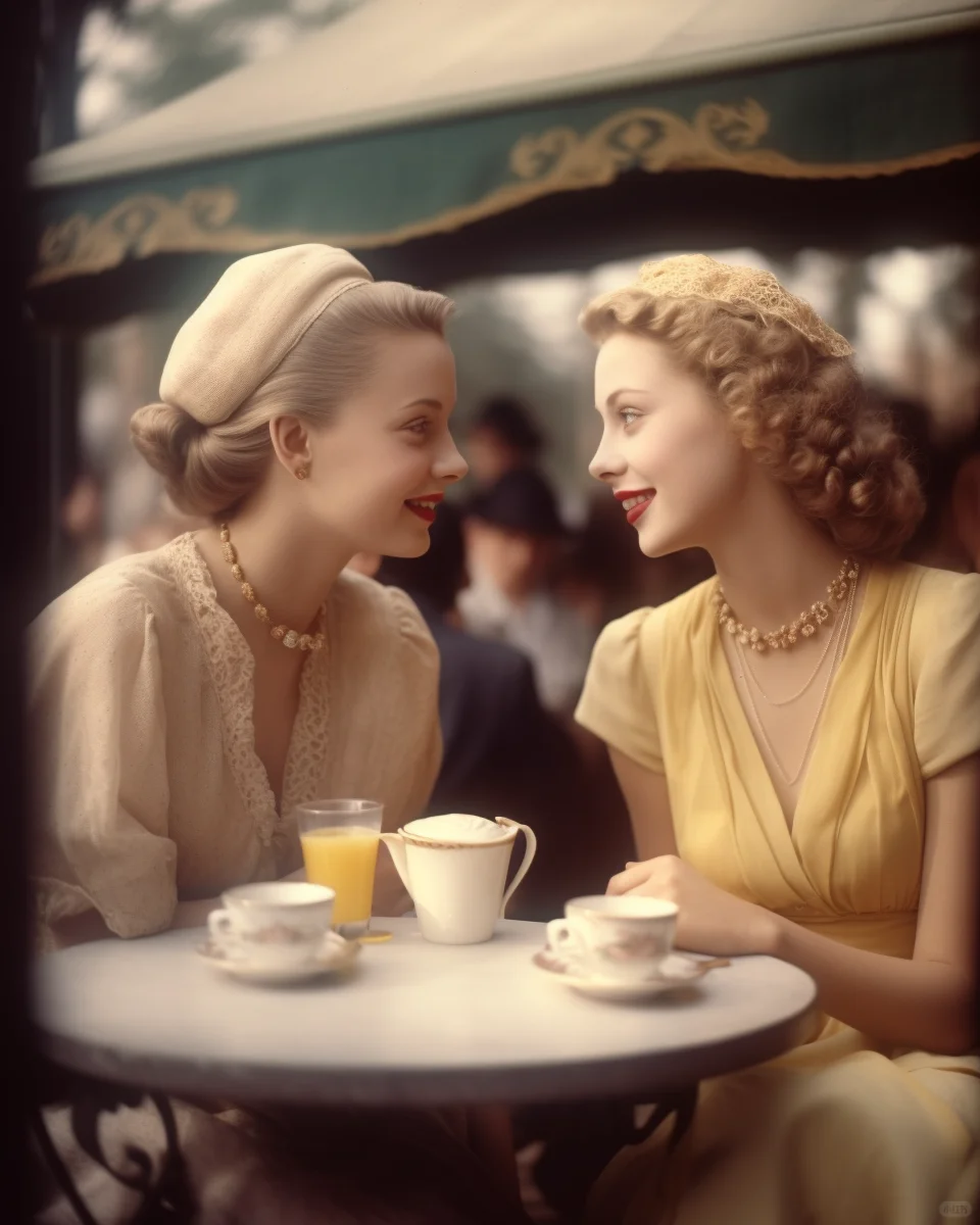 复古时尚，午后时光