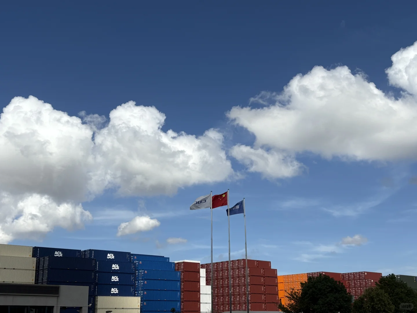 北仑区集装箱、随手拍出电影感工业大片