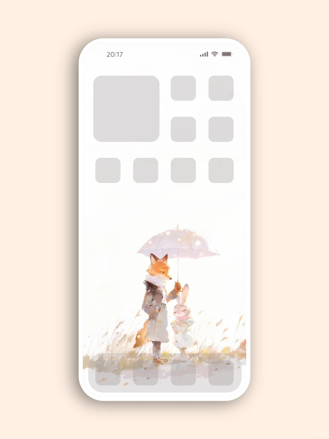 壁纸丨这世间总会有人愿意为你撑起一把伞