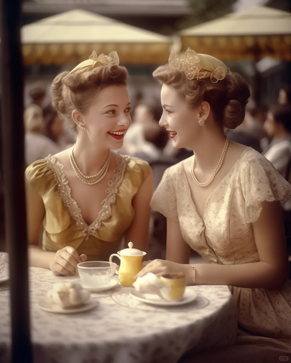 复古时尚，午后时光