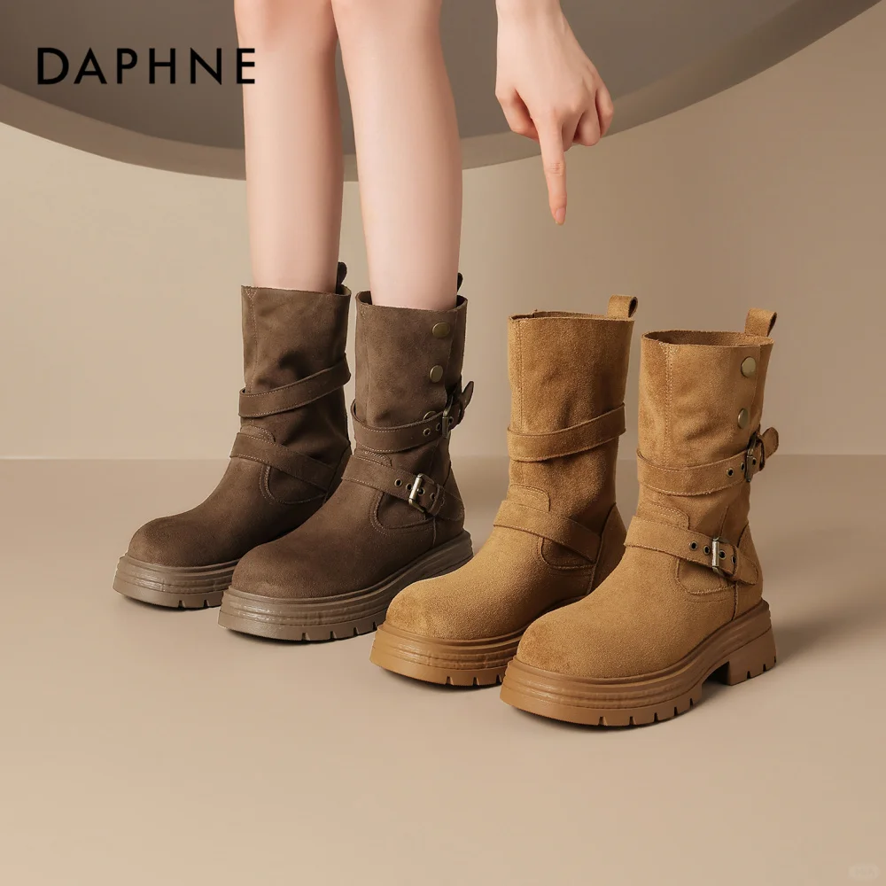 👢达芙妮新宠！法式复古靴子太香了