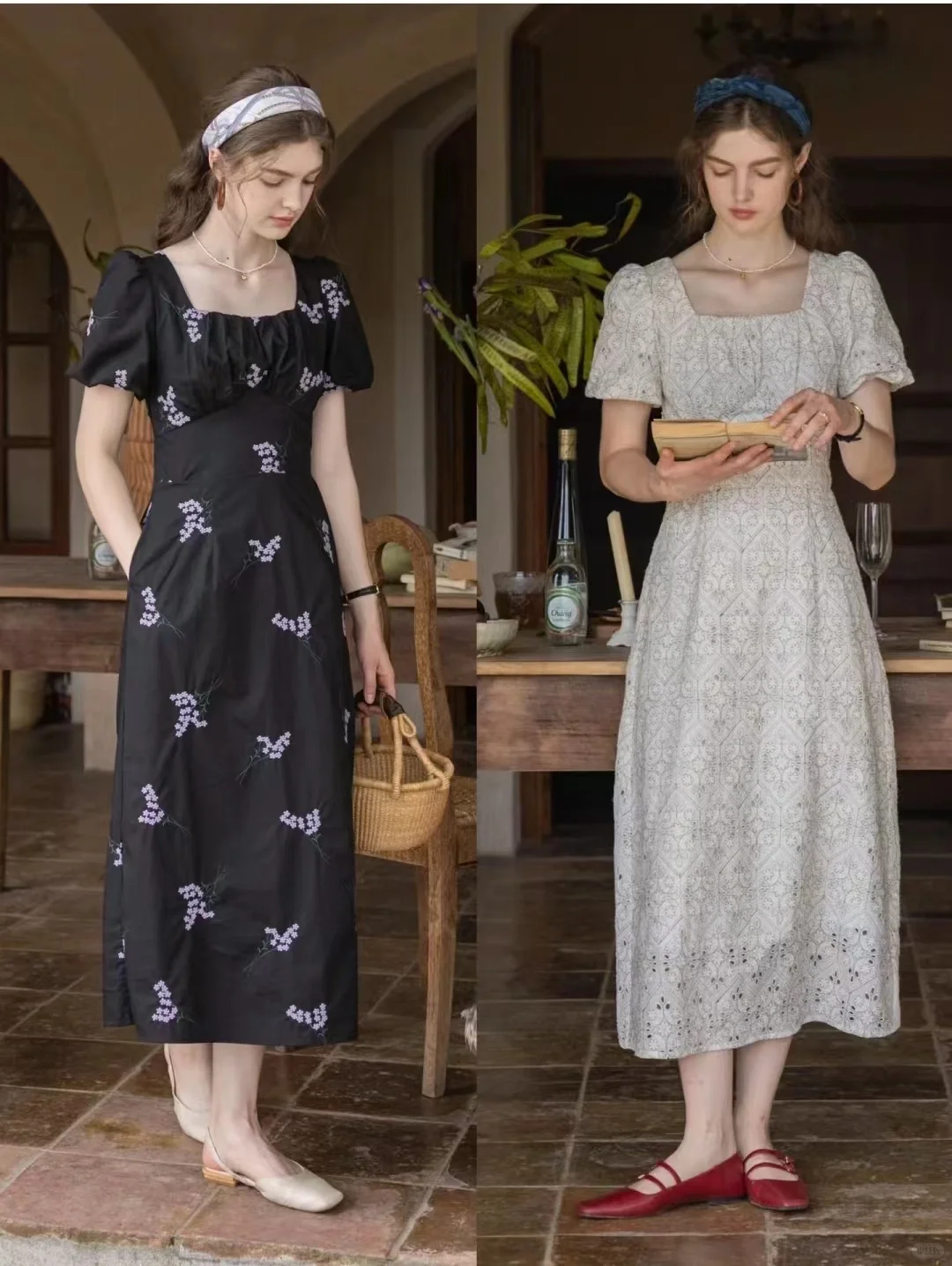 法式复古文艺系女生知识分子日常不费力穿搭