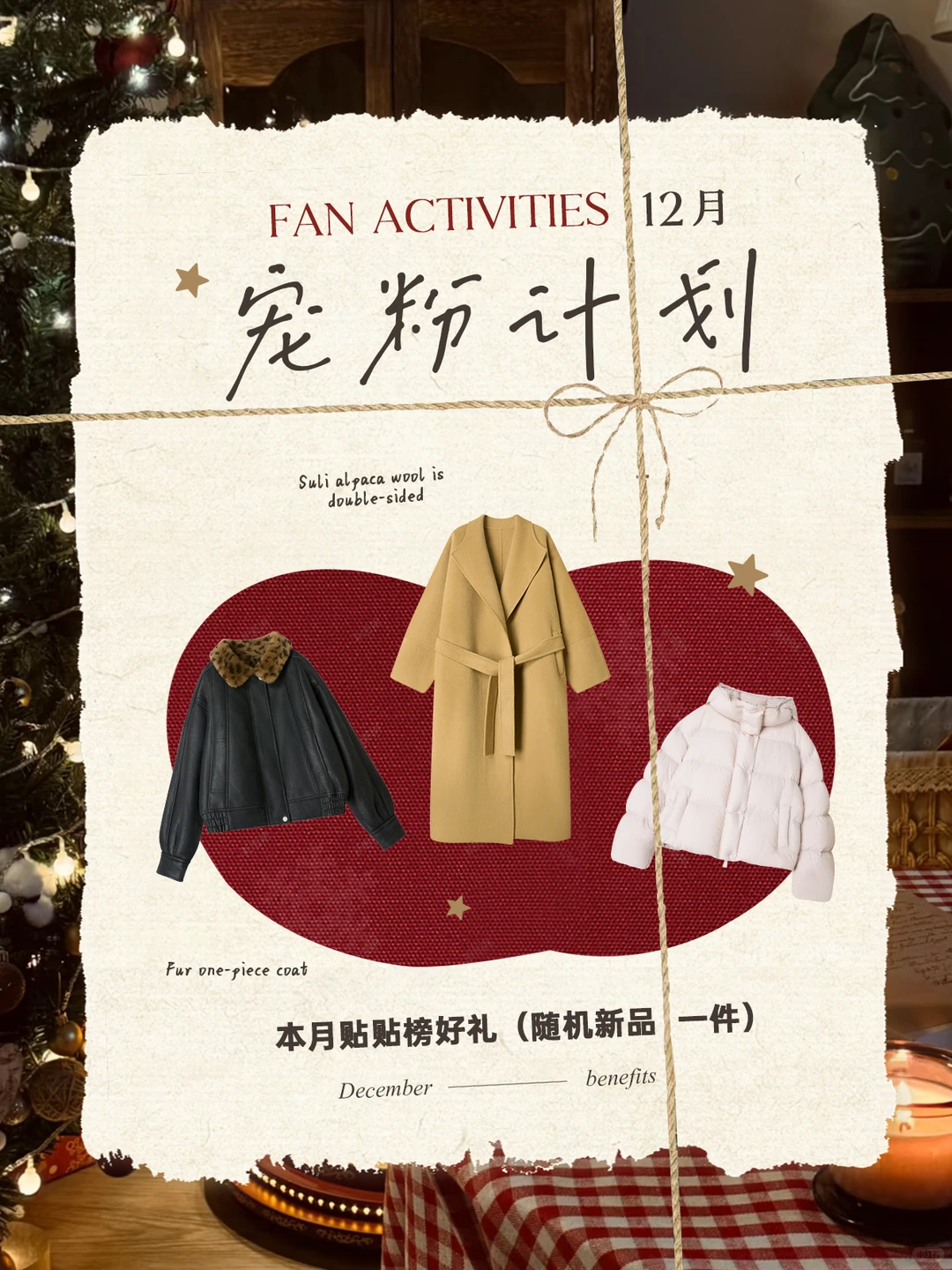 12月贴贴榜开启🎁宠粉我是认真的