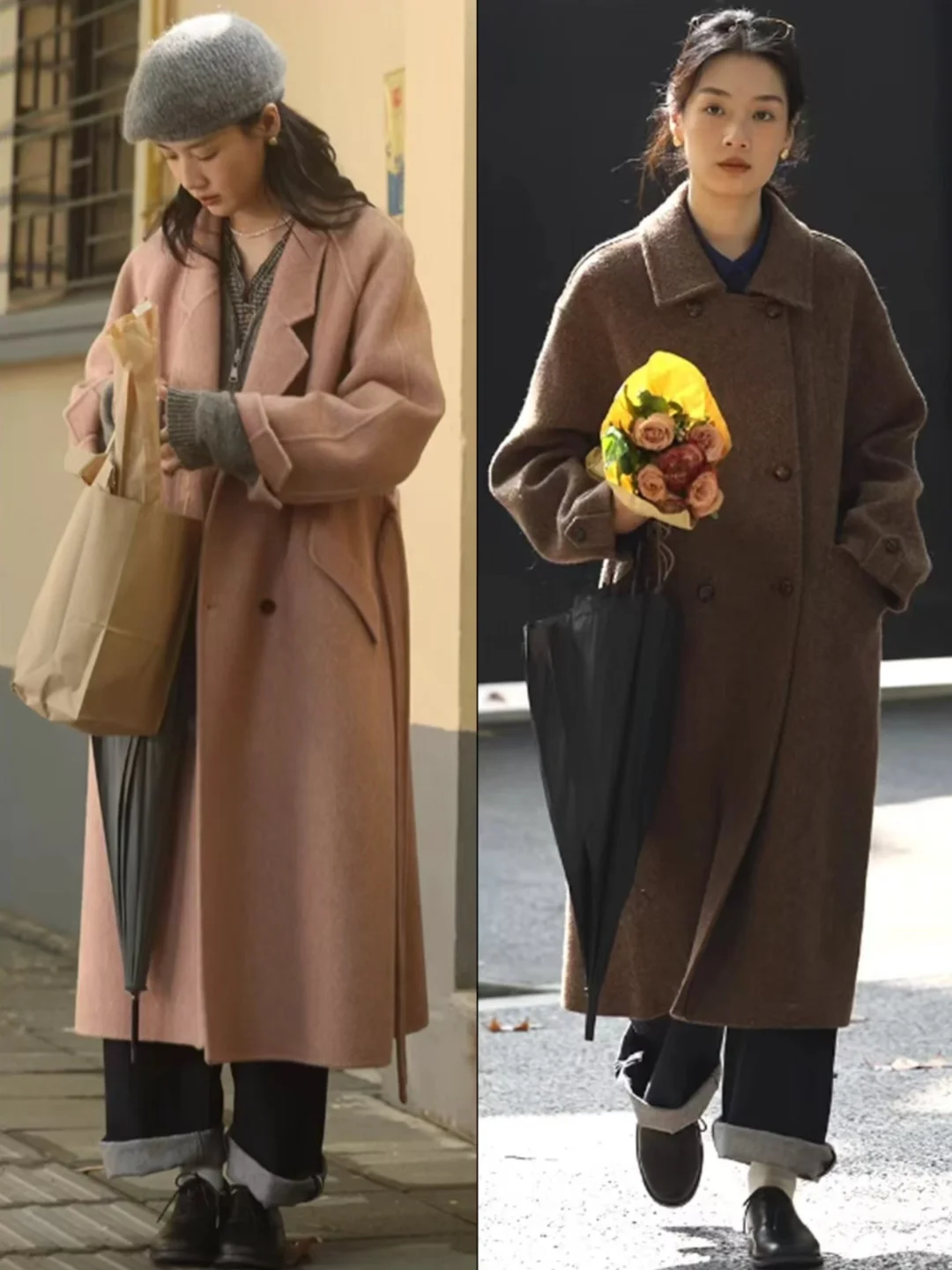 “轻文艺法式复古”☕️秋冬复古通勤叠穿指南