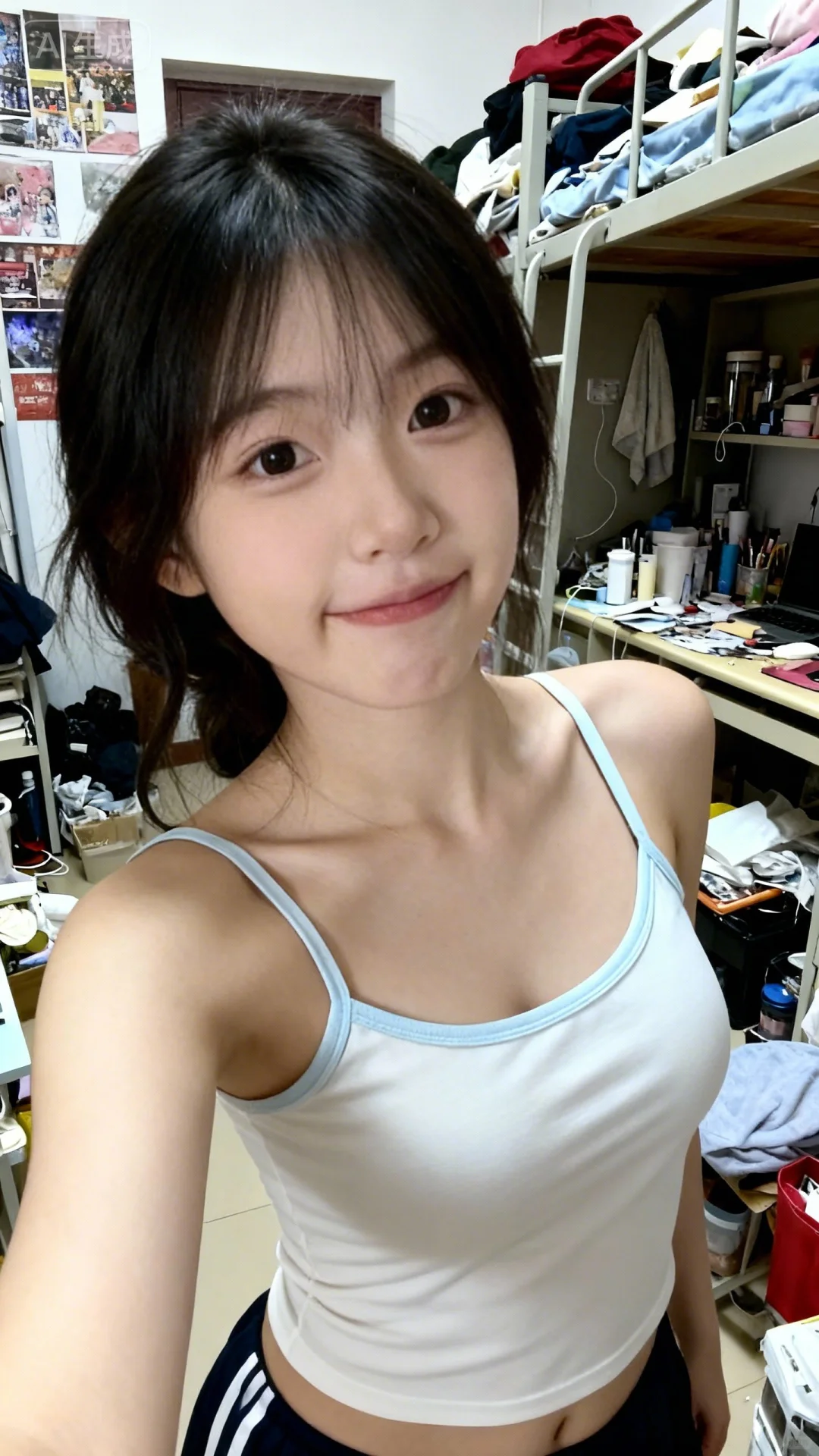 想剪发了，乱糟糟的