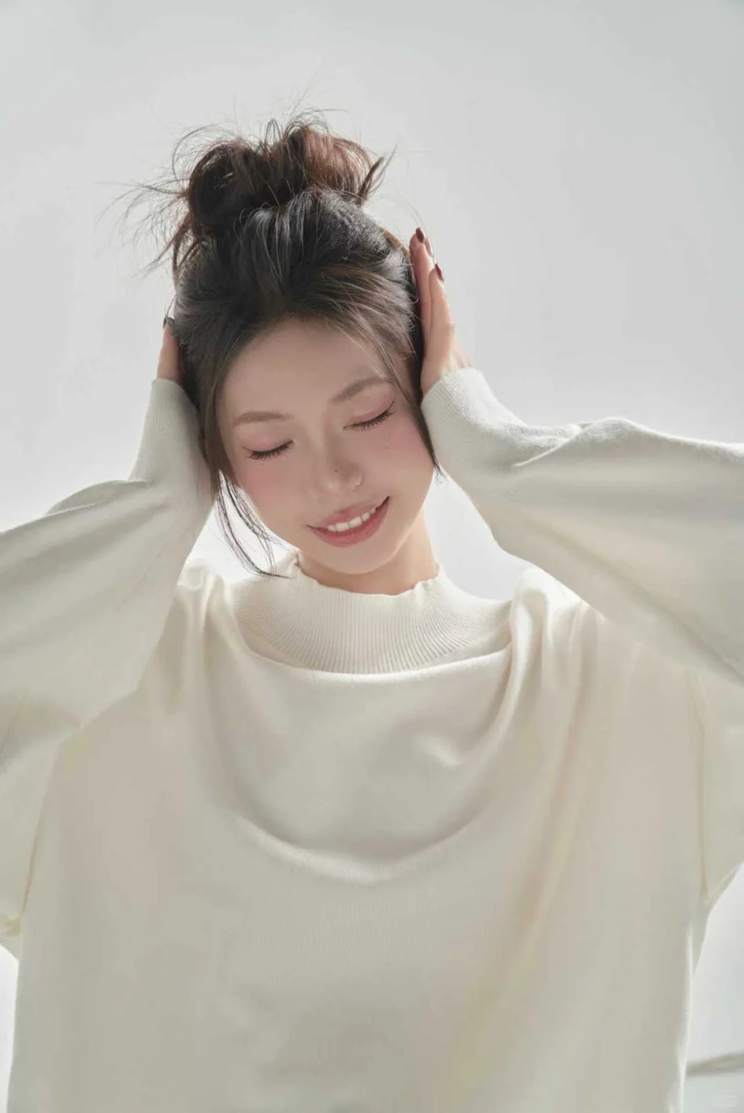 📸 模特写真日｜在纯白世界里做一天温柔本身