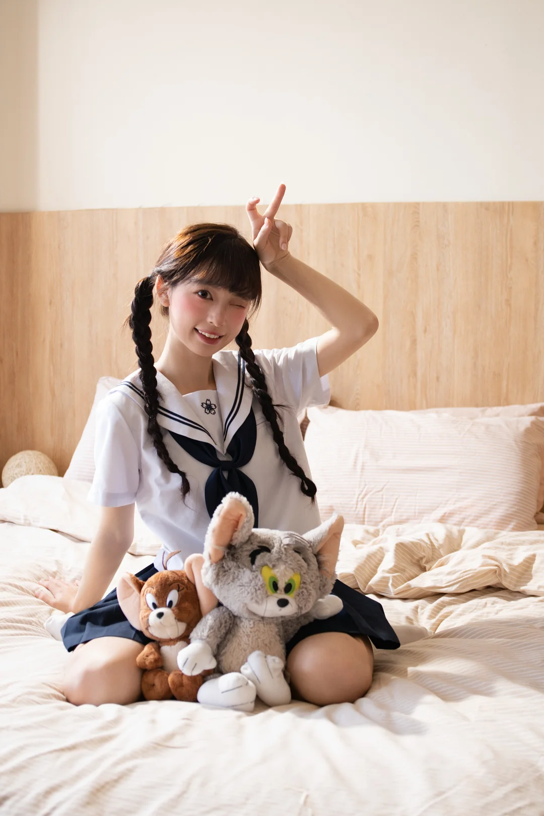 元气JK少女的民宿写真记录