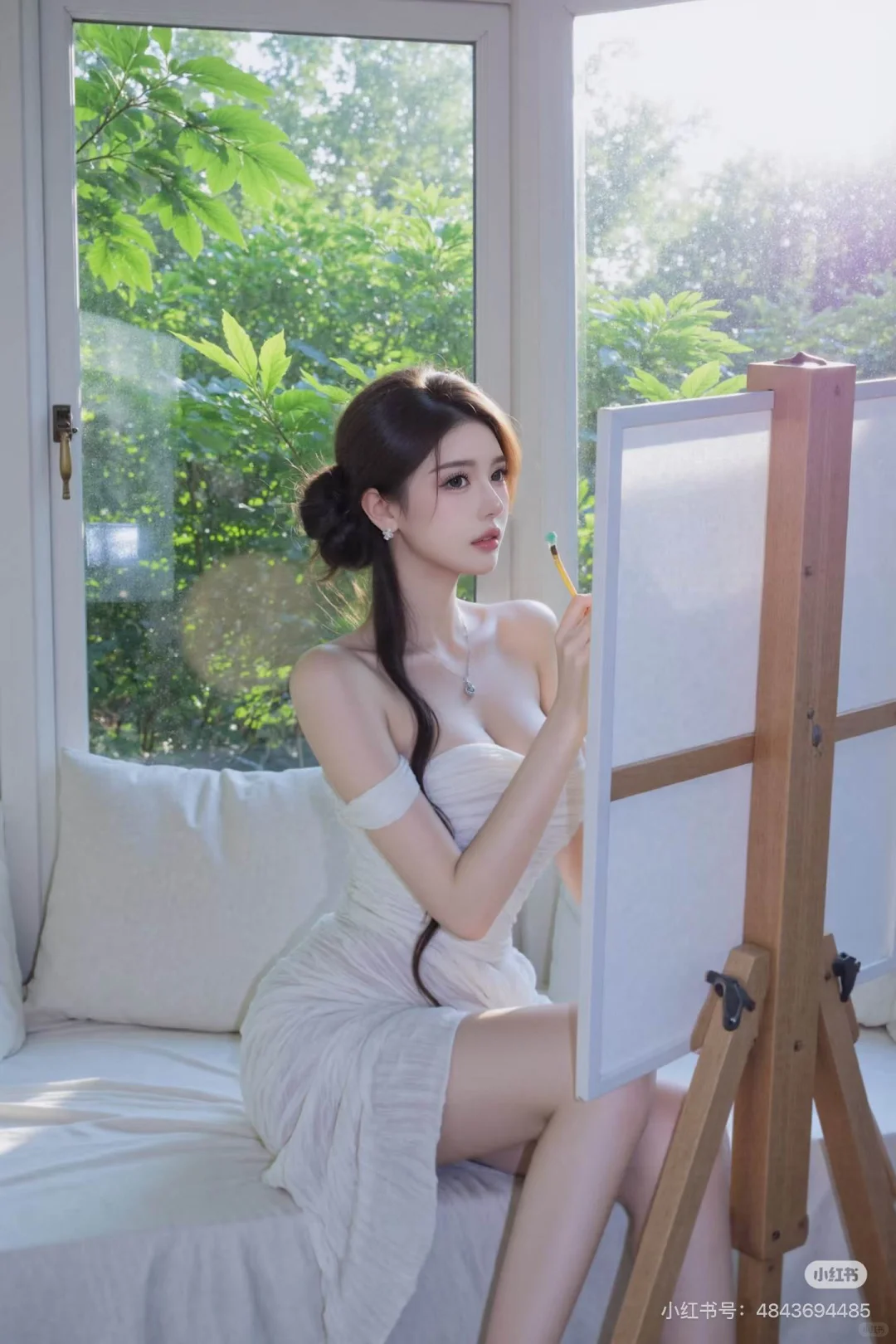 一眼沦陷！纯欲风抹胸裙👗