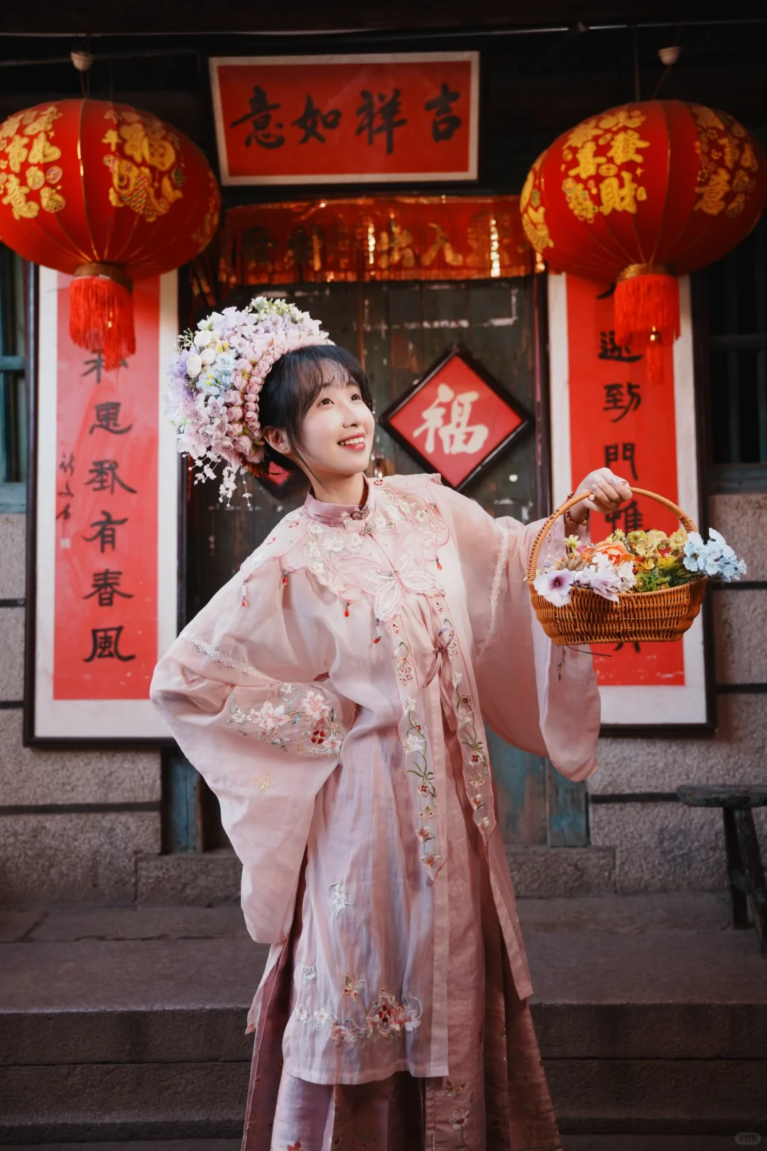 今天是要簪花的蟳埔女😉