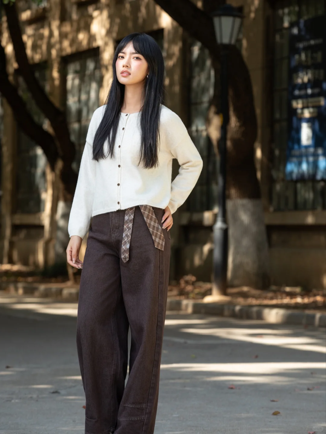 挖到宝！复古棕羽绒服显瘦又百搭