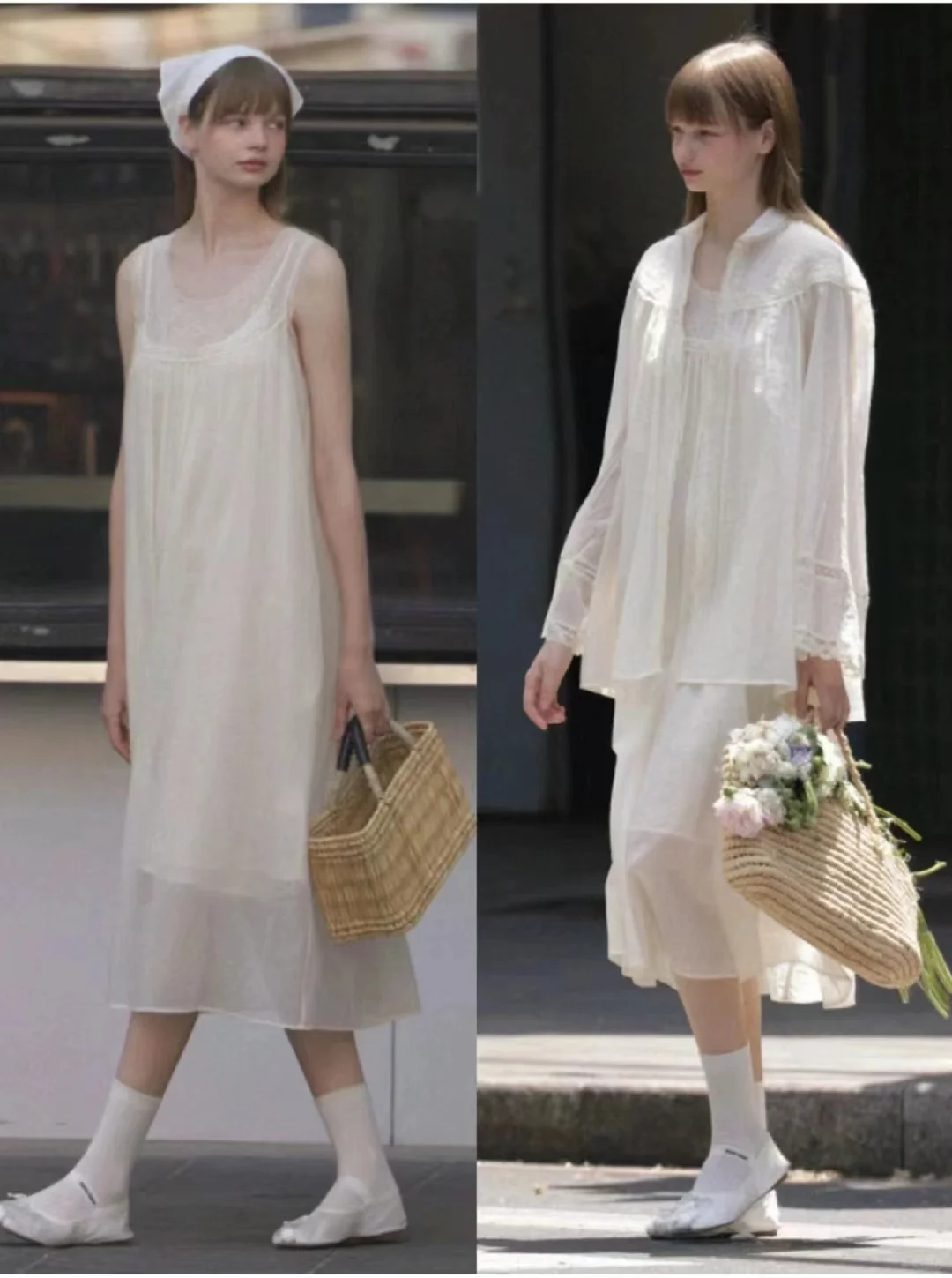 文艺知识分子法式复古艺术系女生不费力穿搭