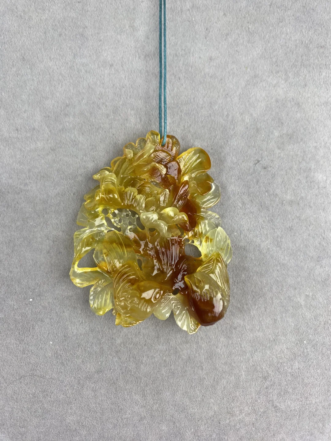 🎀【一眼心动！天然岫玉花玉「喜上眉稍吊坠】