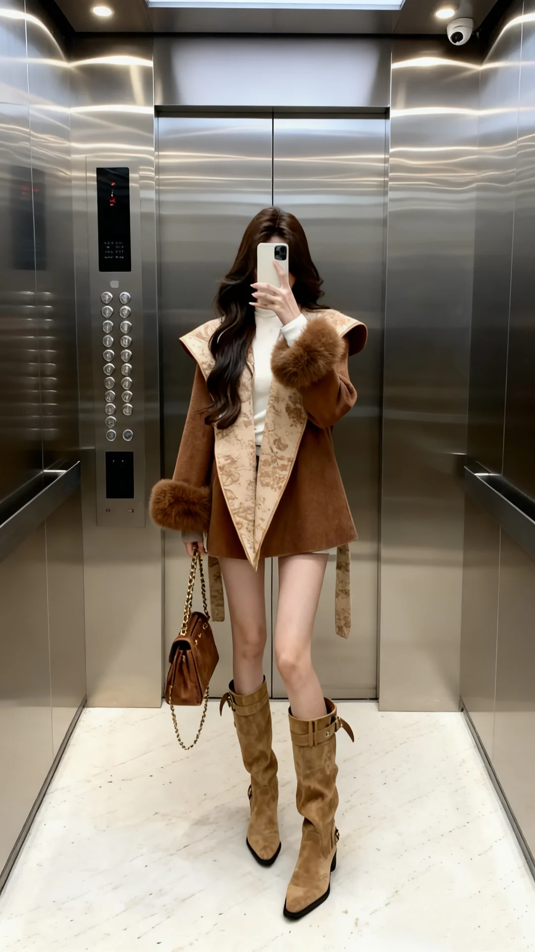 御姐感拉满的冬装look！