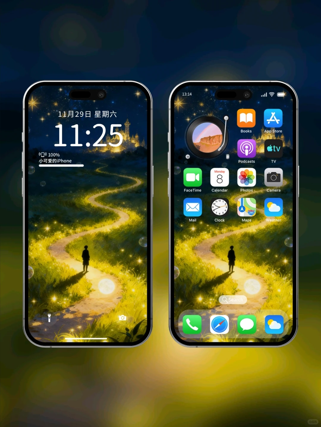 A01萤火小径|电脑壁纸，手机壁纸