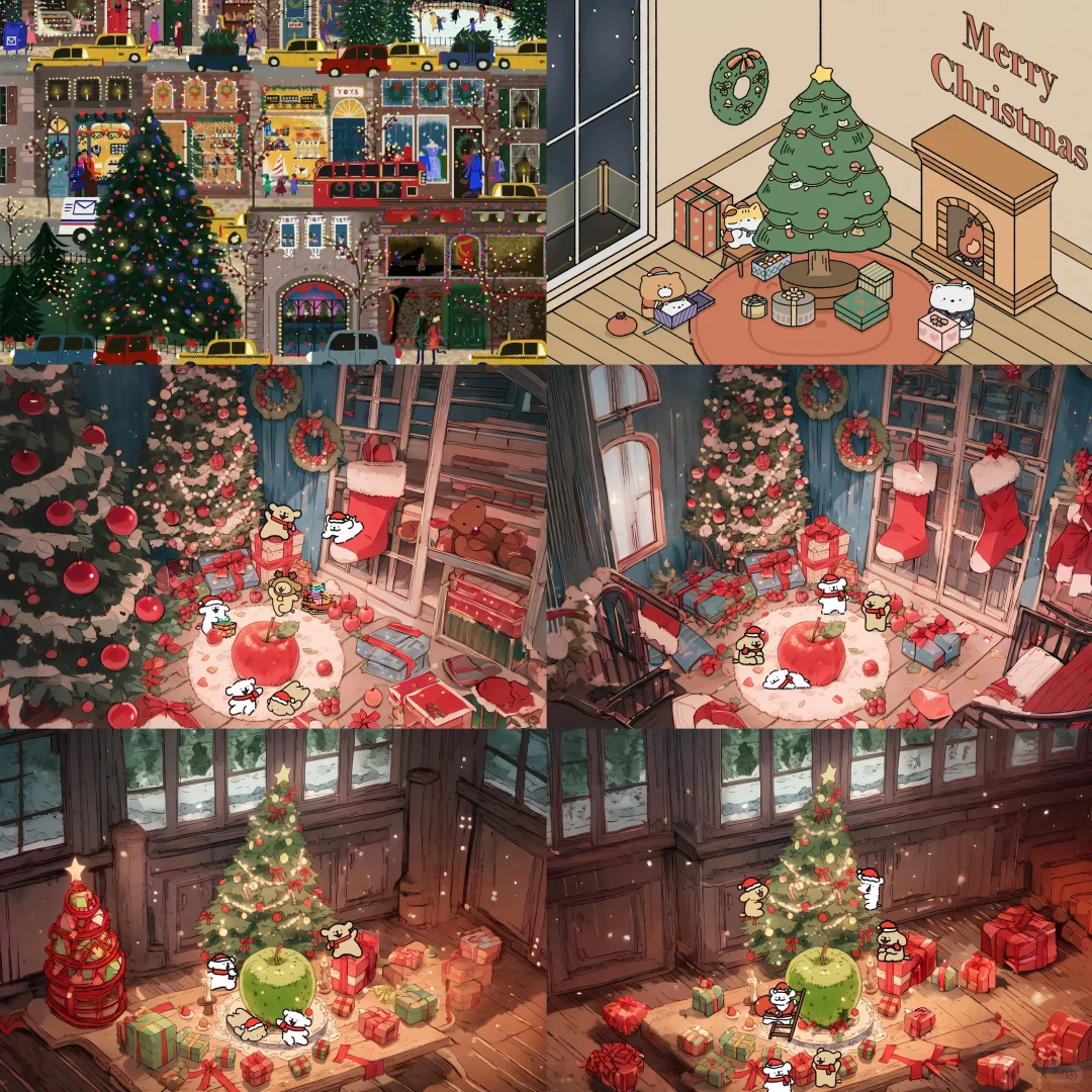 圣诞壁纸系列 | 平板壁纸