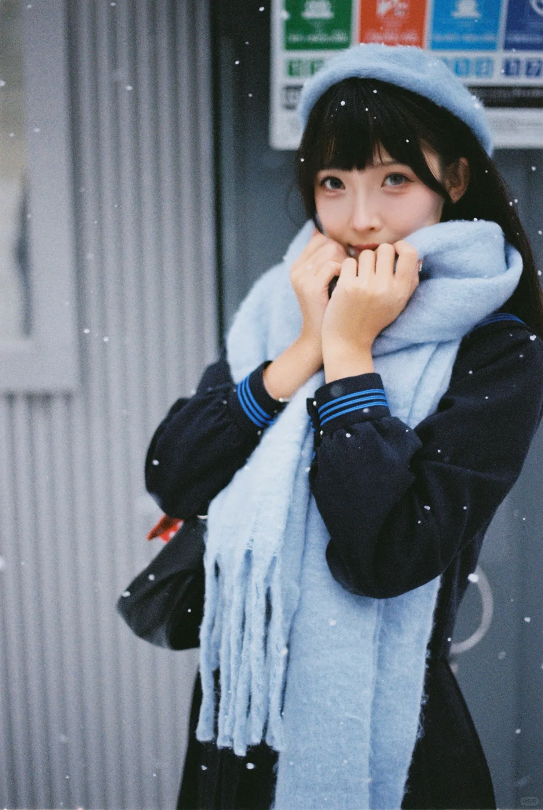 广州约拍｜胶片日系Jk雪景写真📷❄️