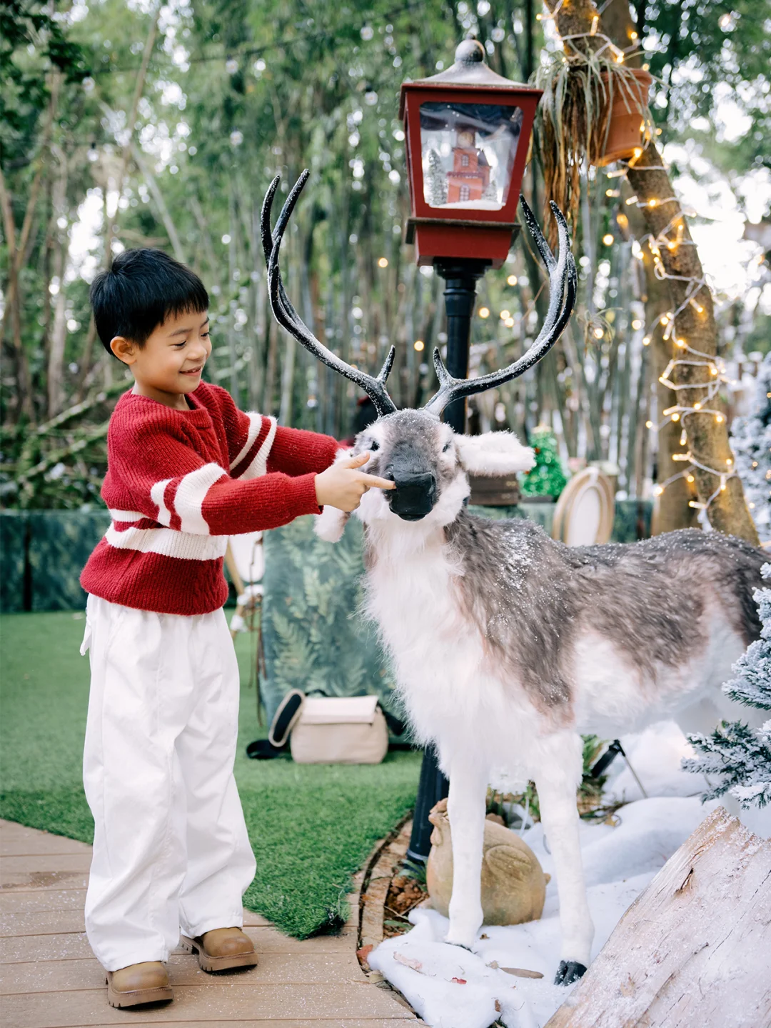 在东莞！这个森林营地氛围感拉满🎄