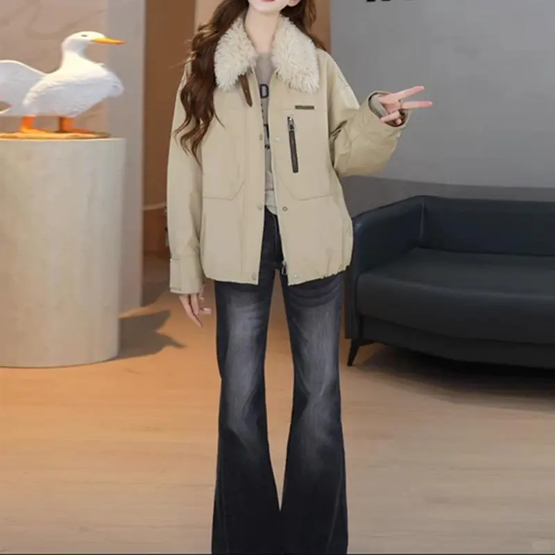 💧2025秋冬新款女士美式时尚短款夹克外