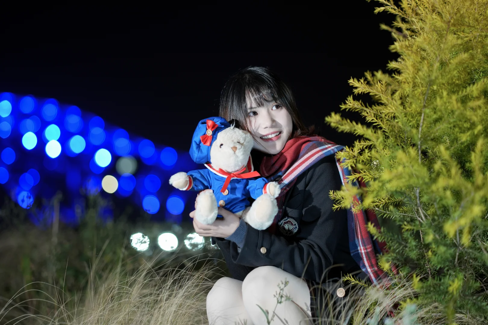 甜妹统治世界｜冬日夜景JK