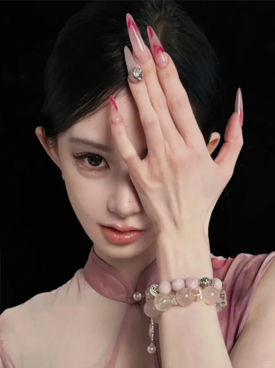 顶级钓系美甲合集丨玫红娇媚感十足💅🏻