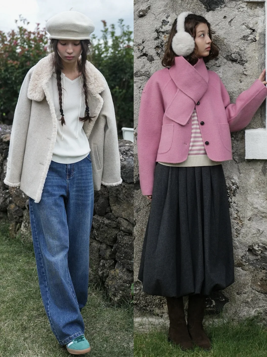 “韩女松弛感”日常复古穿搭：botanique