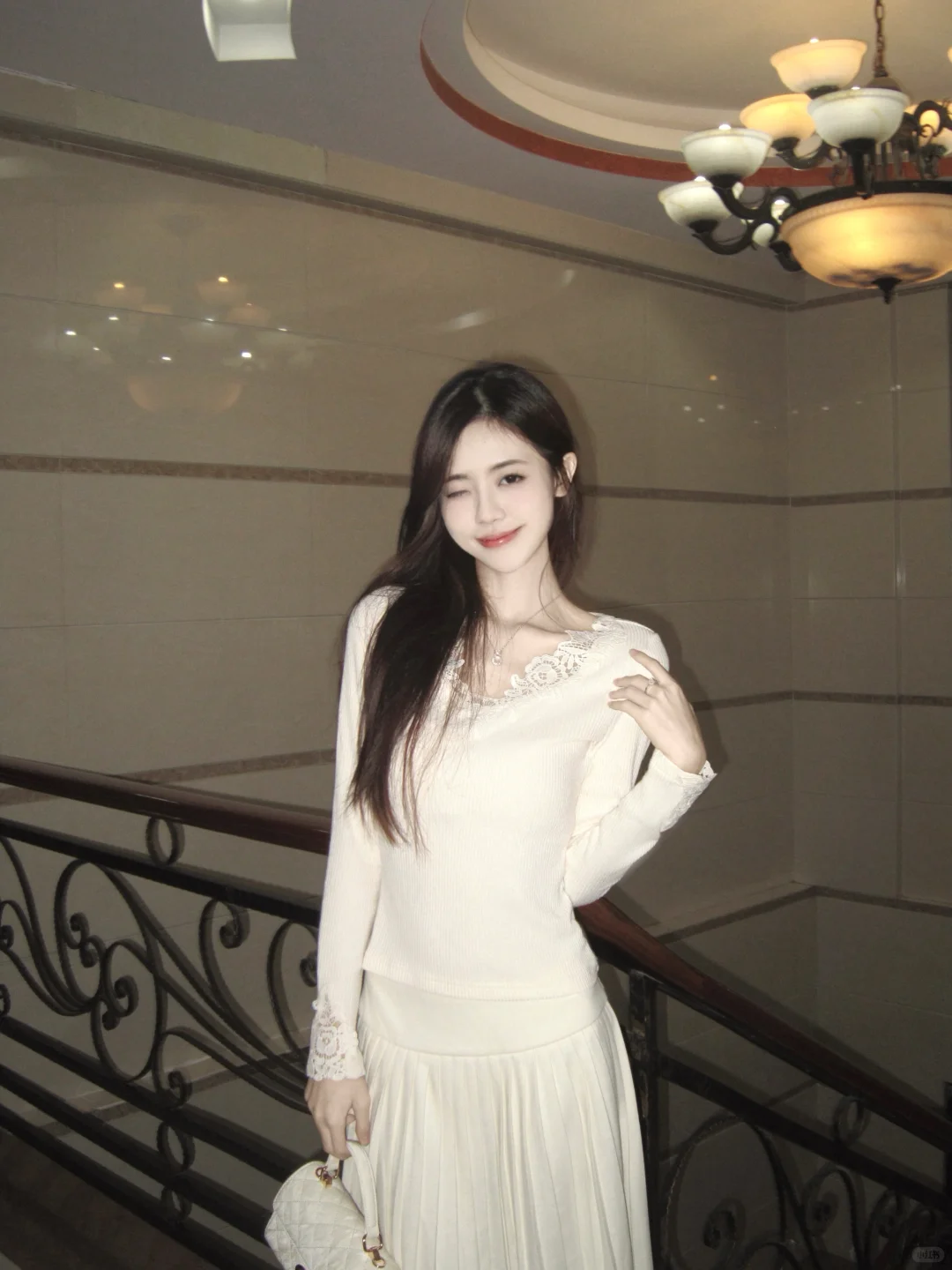 6w人看过的内搭蕾丝裙日常版！！好清冷