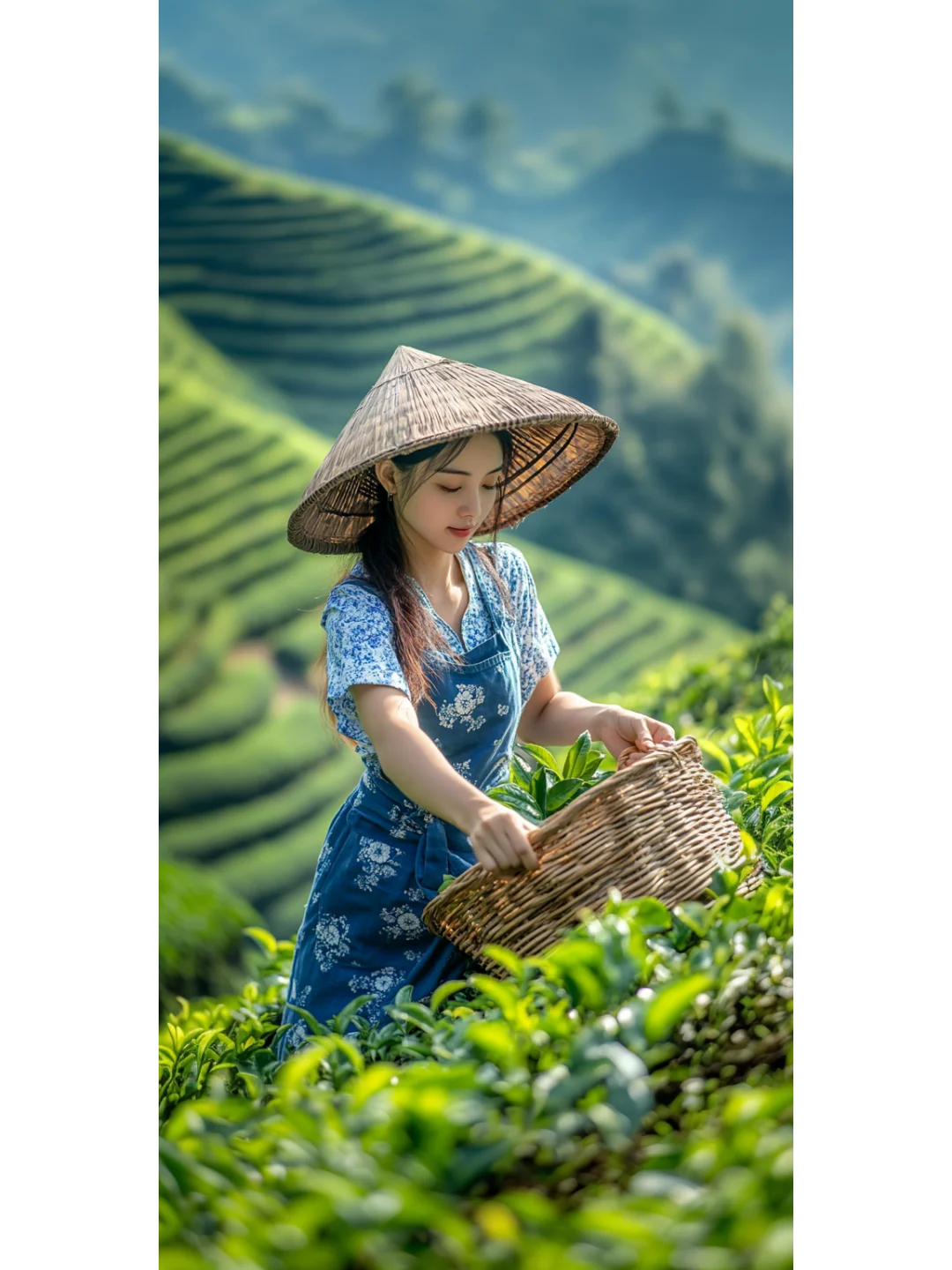 茶园悦色~采茶女的故事文案和图片分享