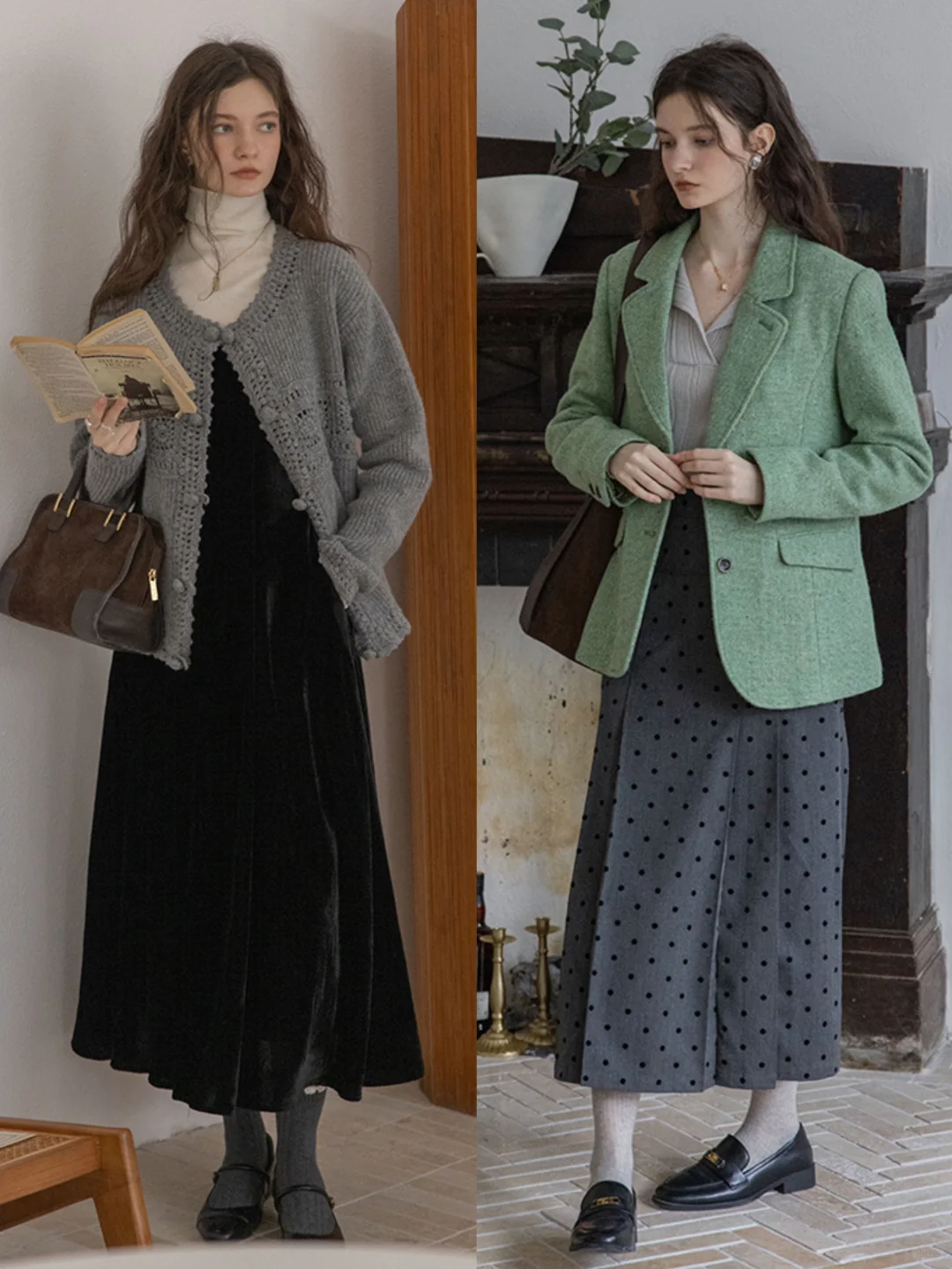 “法式复古”艺术系女生穿搭：Dailyart