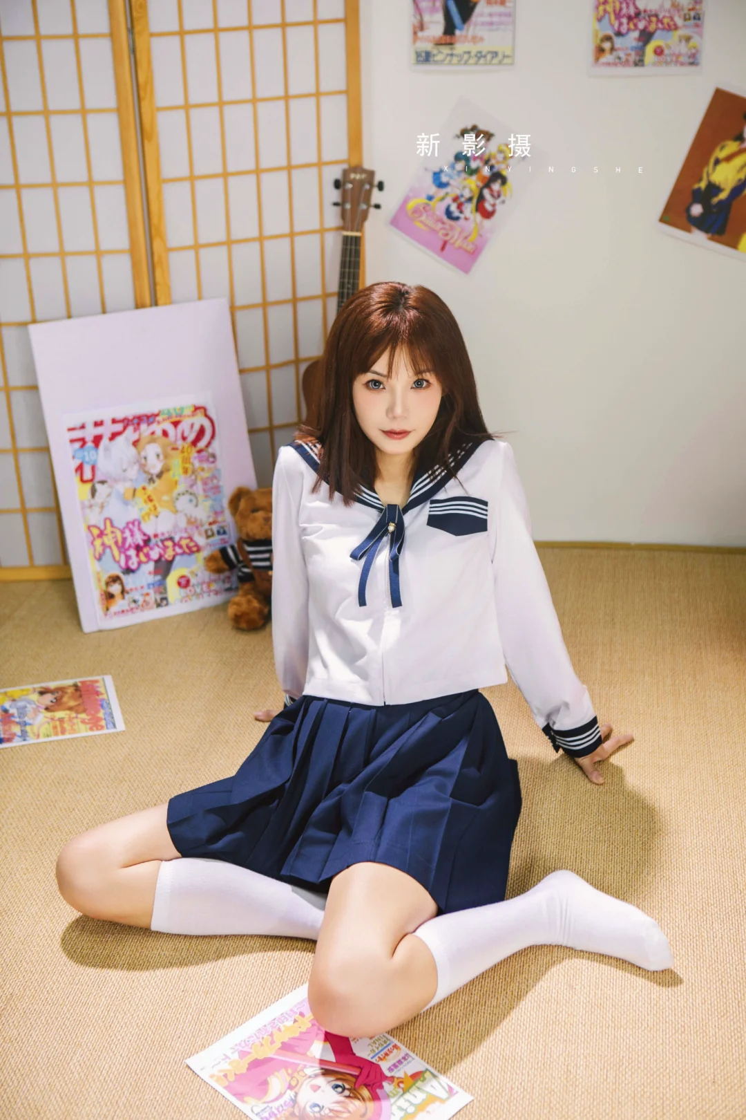 Jk日系古早感漫画写真|开远摄影