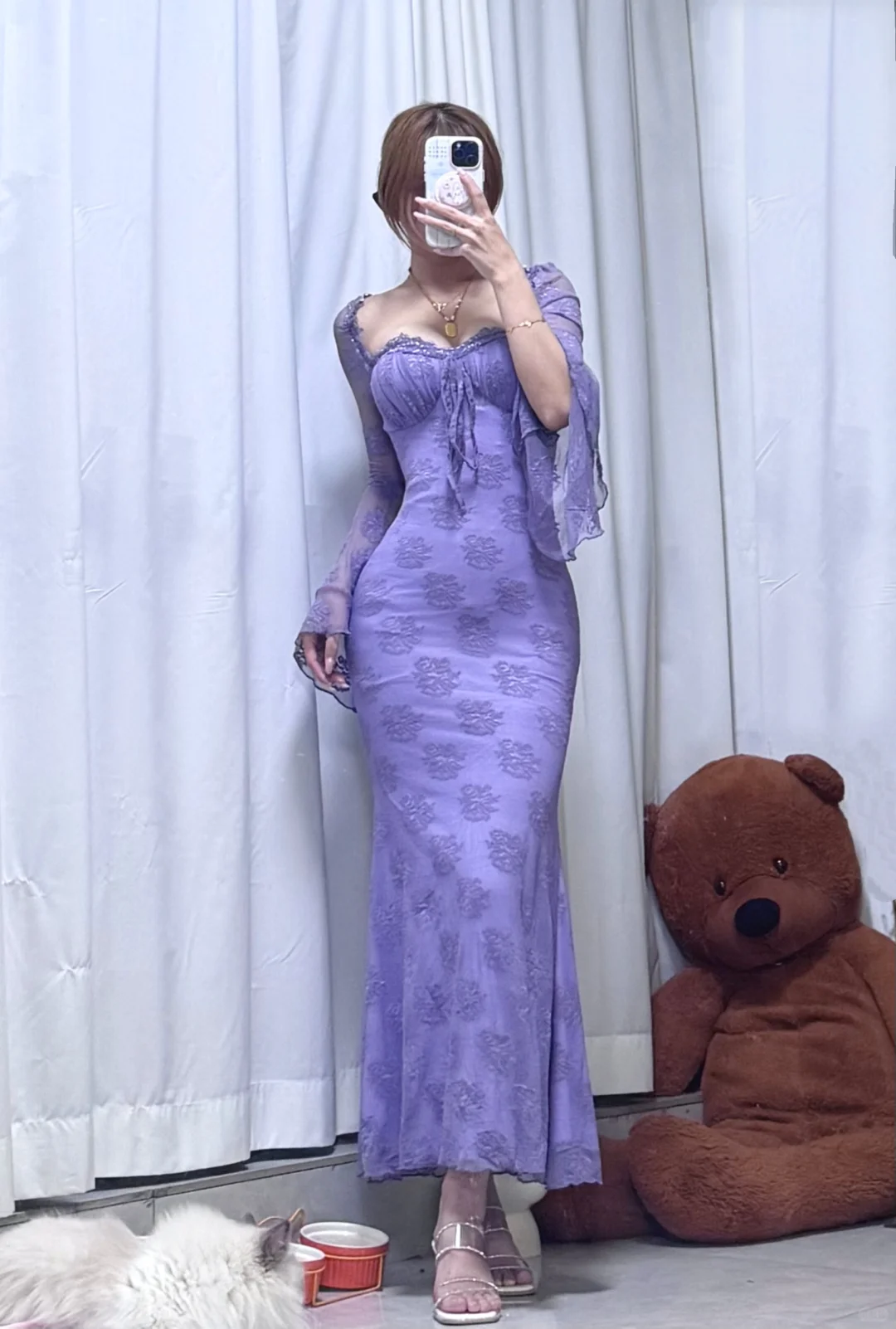 163/86 腰围53 ▏妹妹说的没错紫色很有韵味