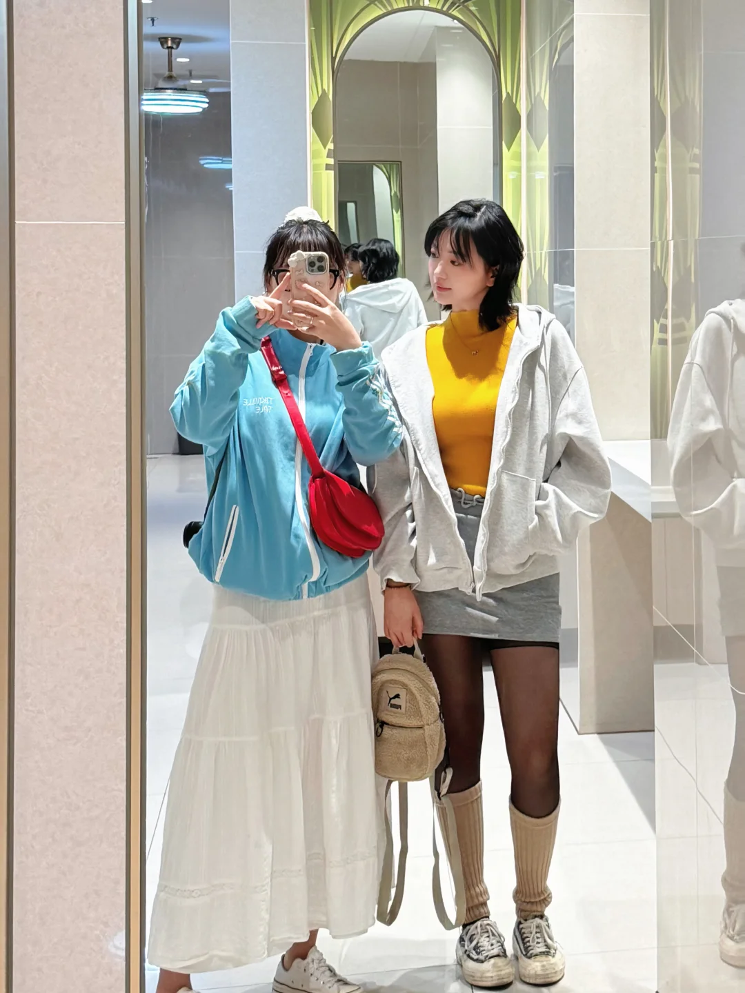 高个子女生运动休闲穿搭