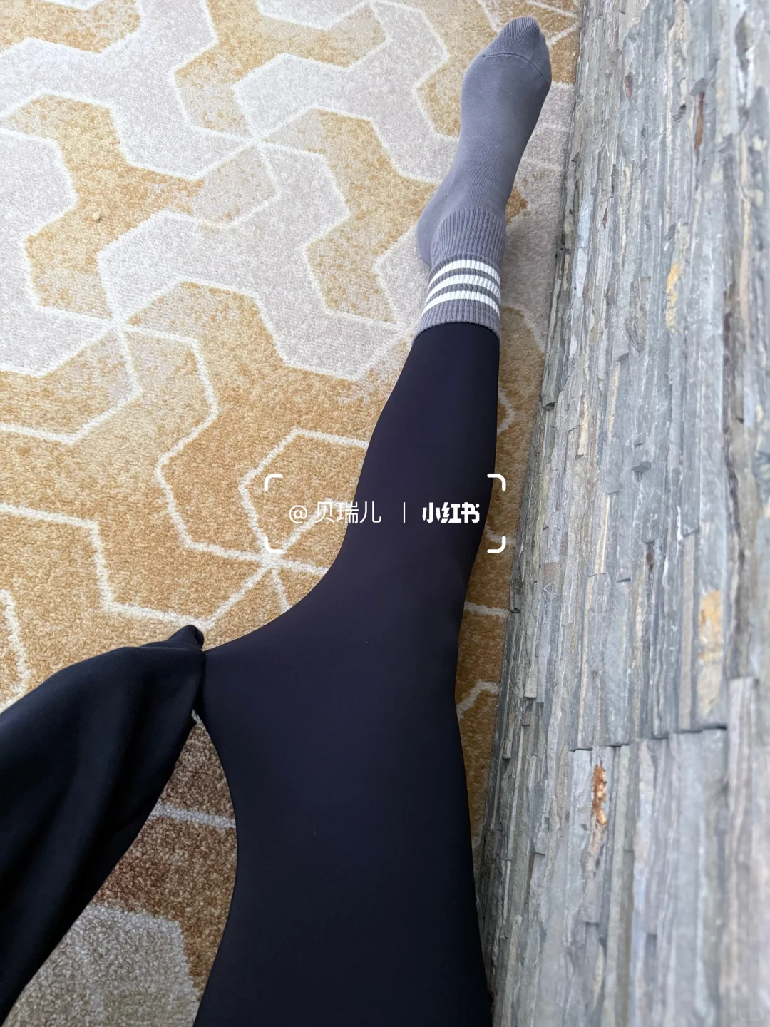 啊啊啊❗️百搭舒适无尴尬线的黑色🤩瑜伽裤❗️