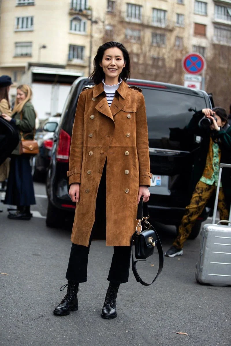 ✨考古 刘雯时装周街拍 魅力十足