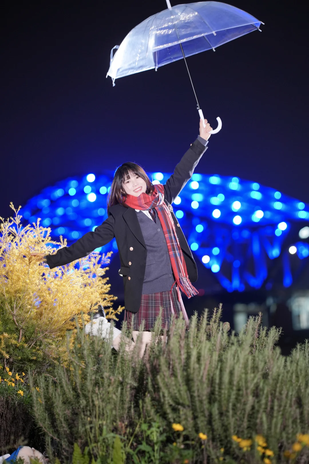 甜妹统治世界｜冬日夜景JK