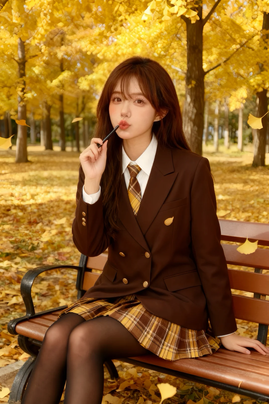 抓住秋天的尾巴🍂jk写真