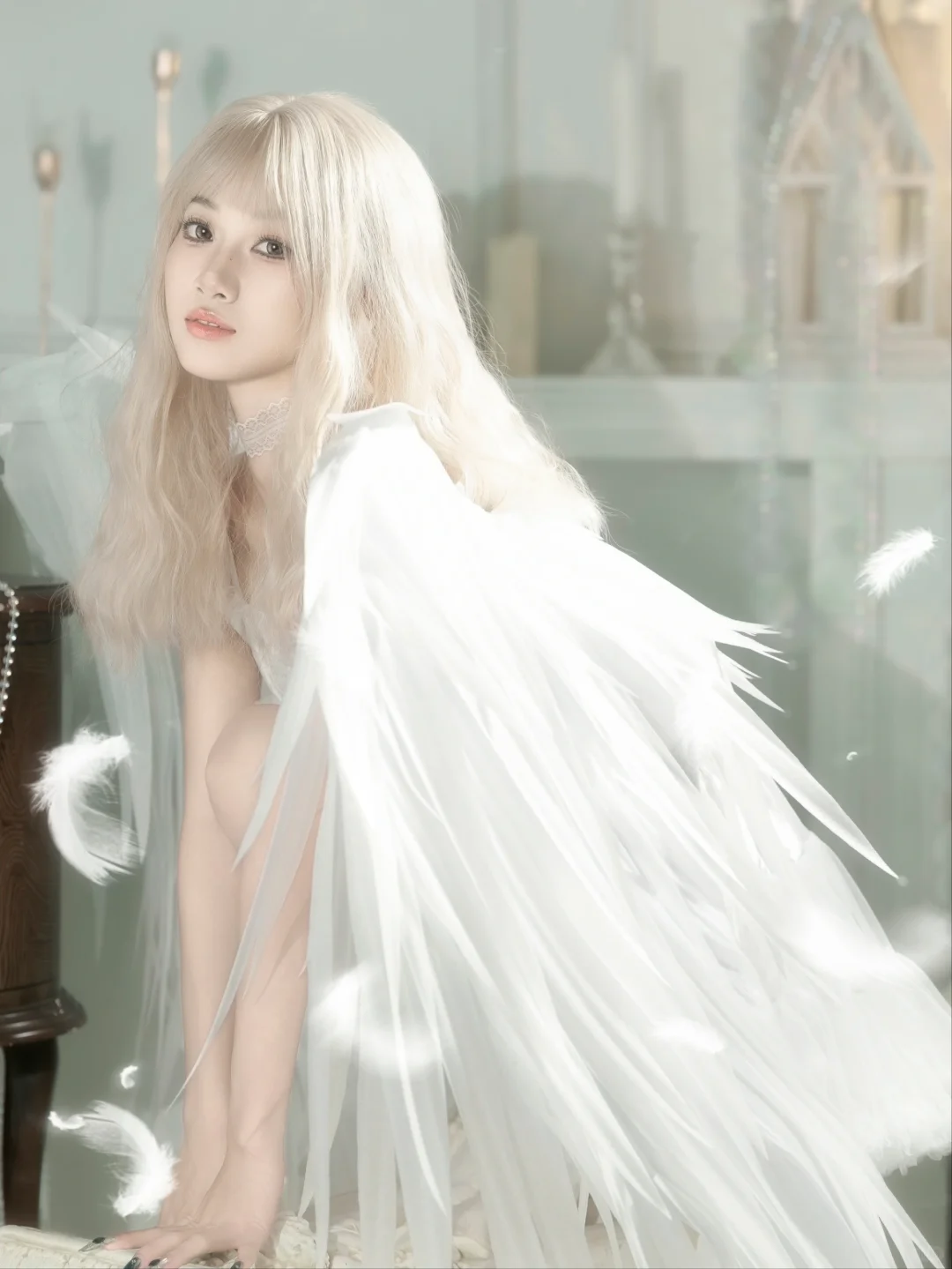 快看！！坠落人间的天使✨✨成都天使写真