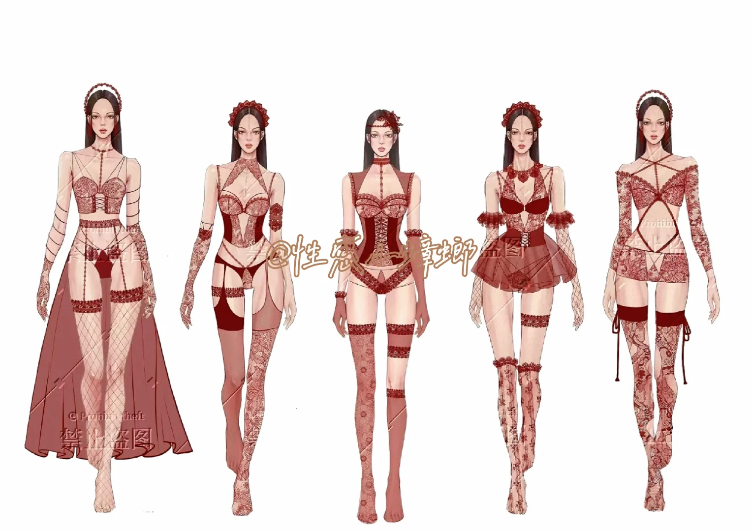 今天是红色系~你pick哪一件