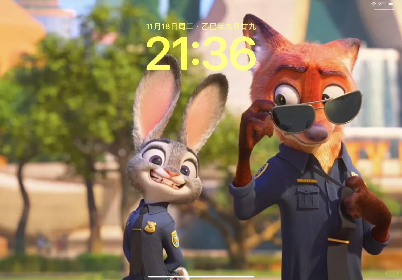 疯狂动物城2｜狐兔🥕高清电脑壁纸狐兔