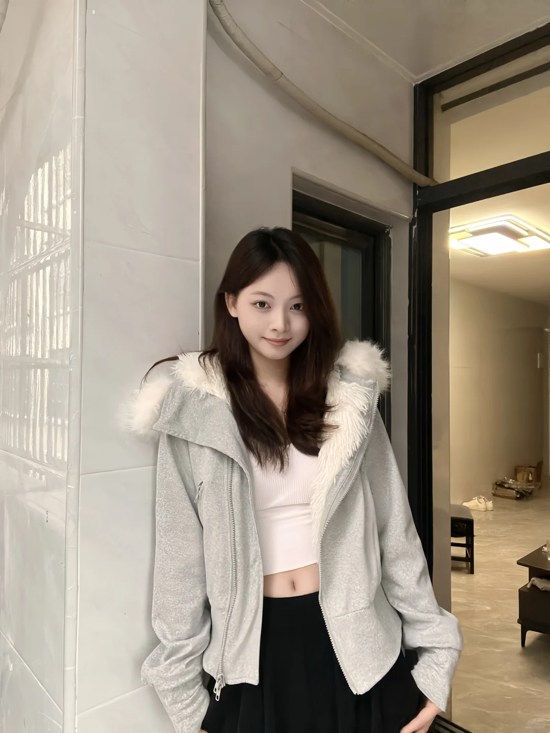 时髦的氛围感穿搭～～～