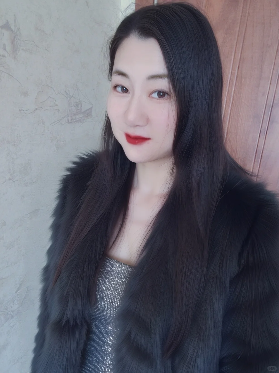 气质黑色系御姐穿搭