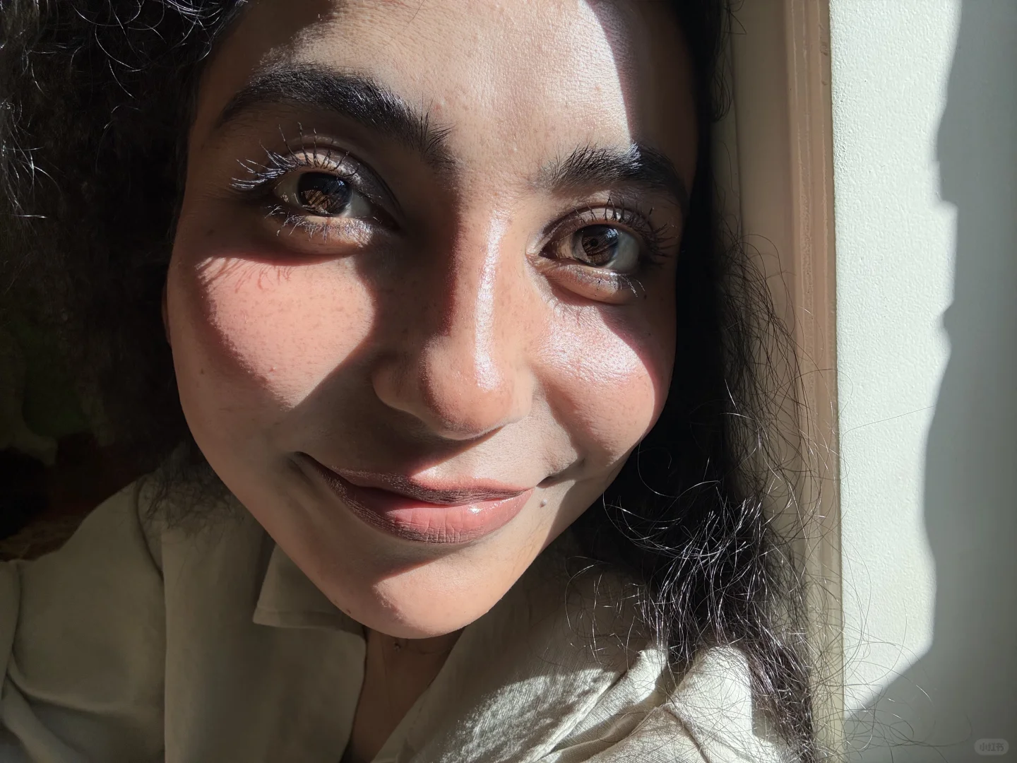 这束光也打在了我的脸上🌅