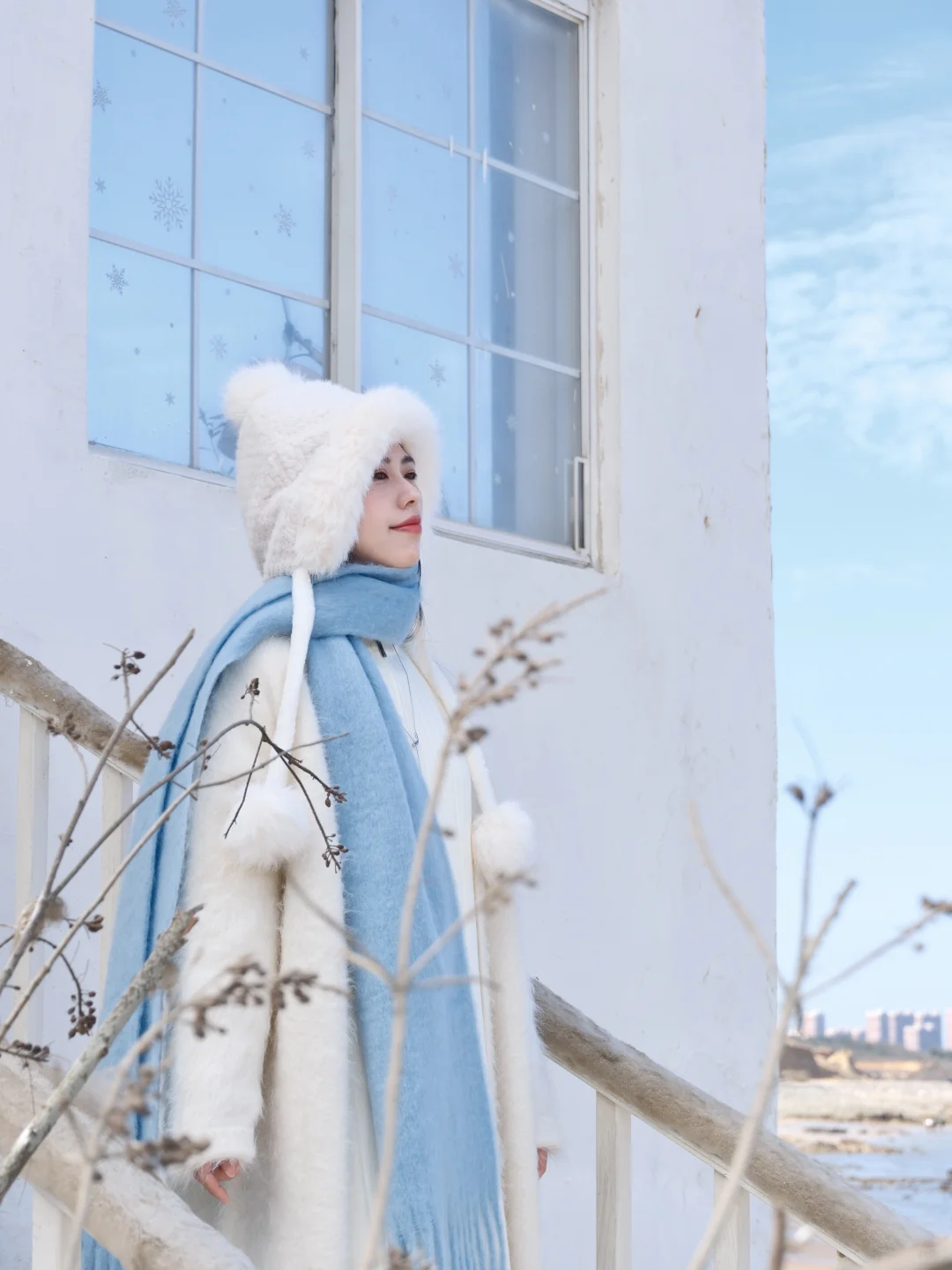 别去北海道了！福州海边咖啡厅实现玩雪自由