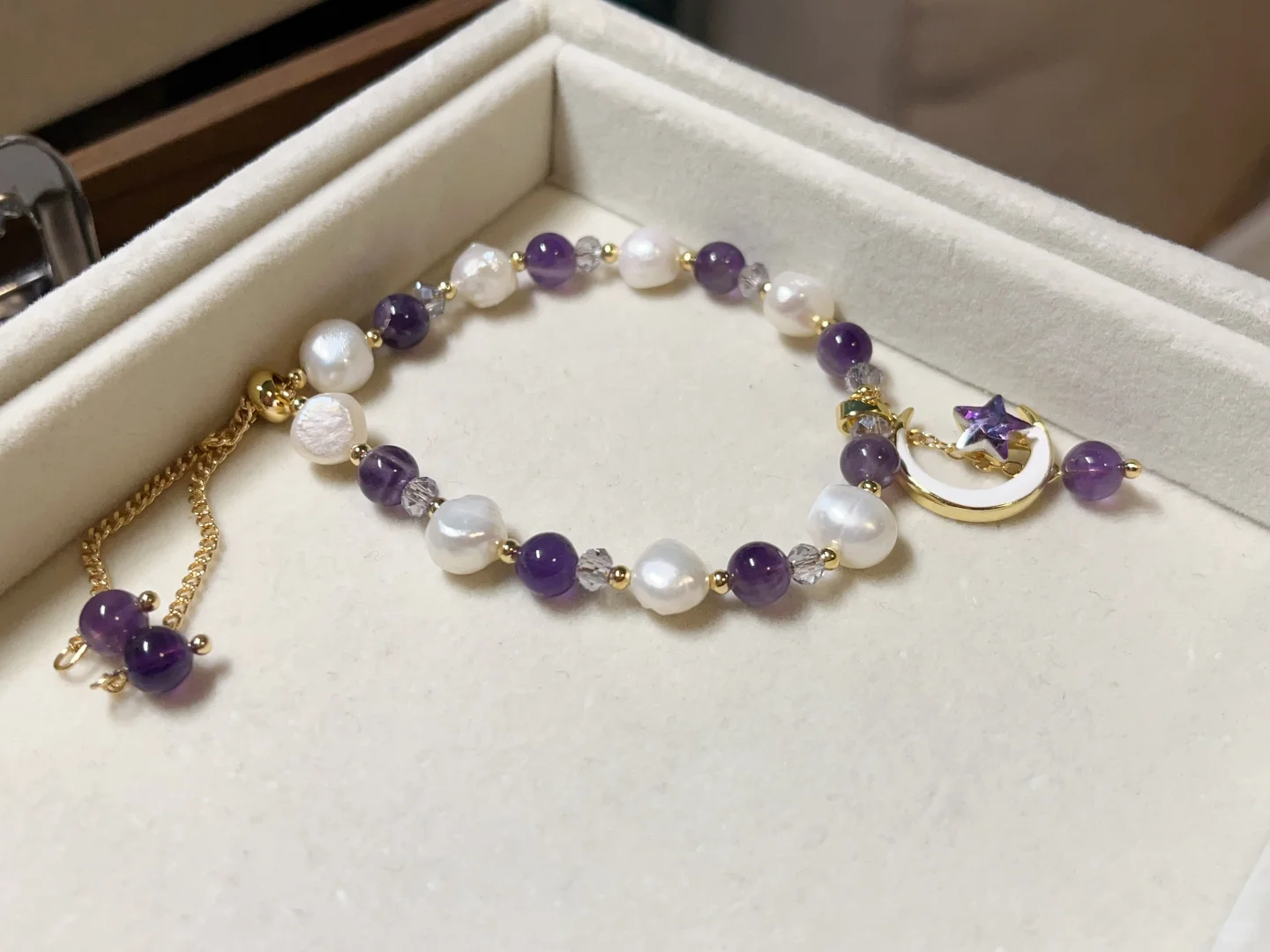 天然淡水珍珠，美得冒泡，白送一样的，谁要