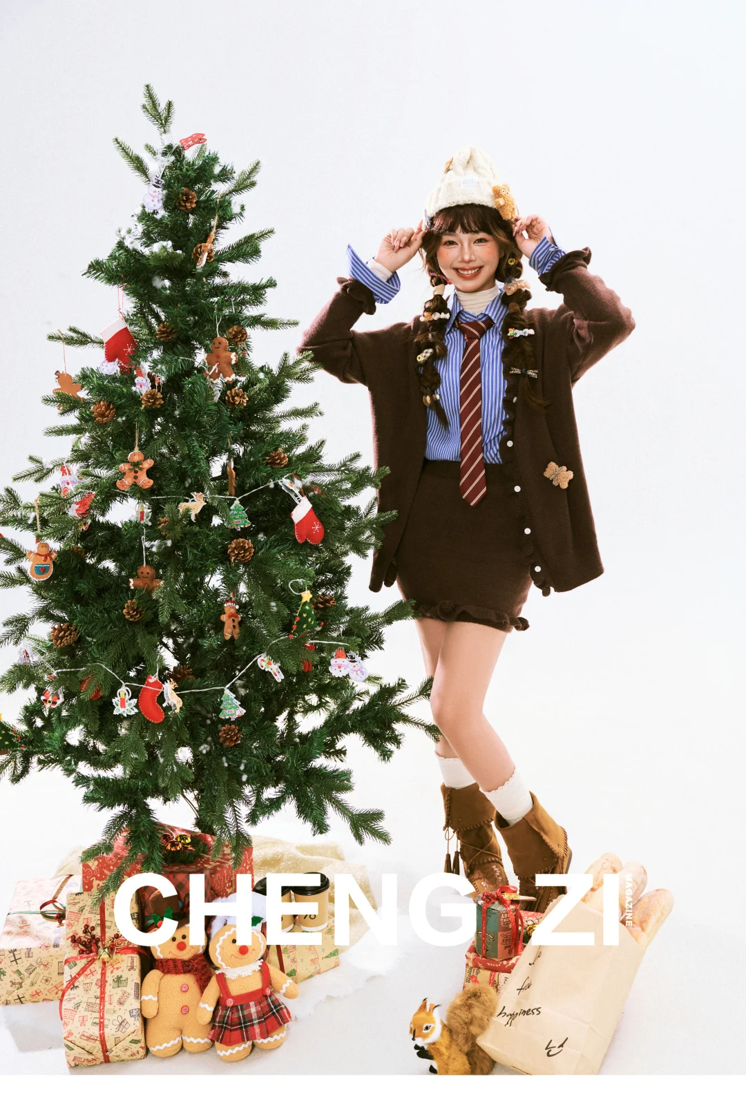 ❅ 提前过圣诞喽 🎄 00后的韩杂质感写真