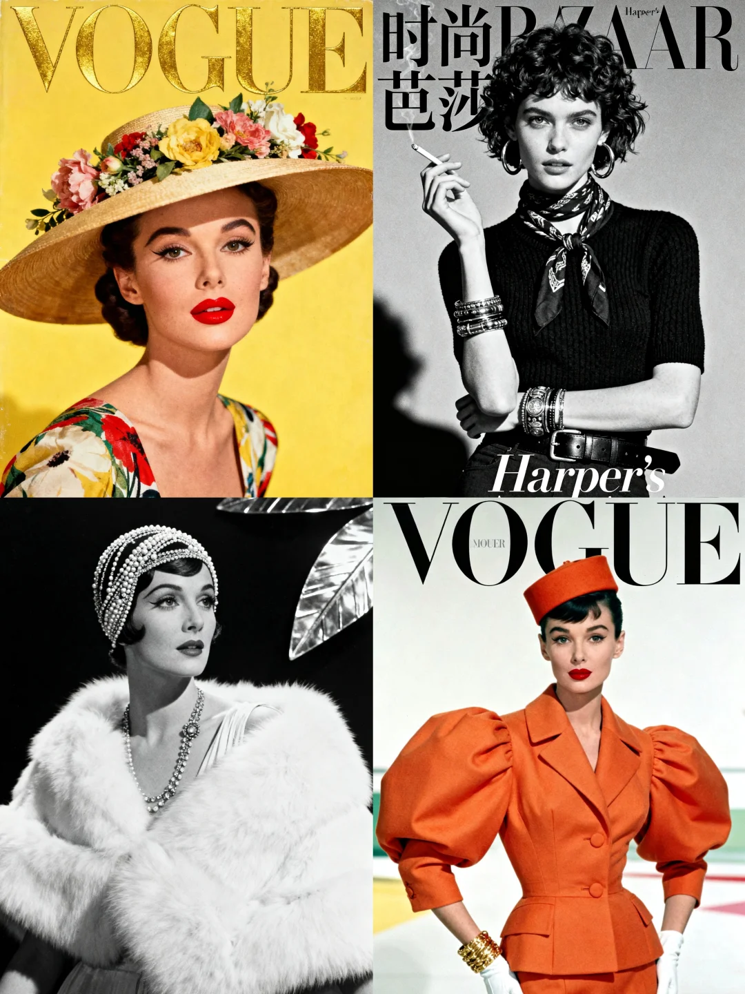审美积累✨优雅是一种感觉📰复古时尚杂志