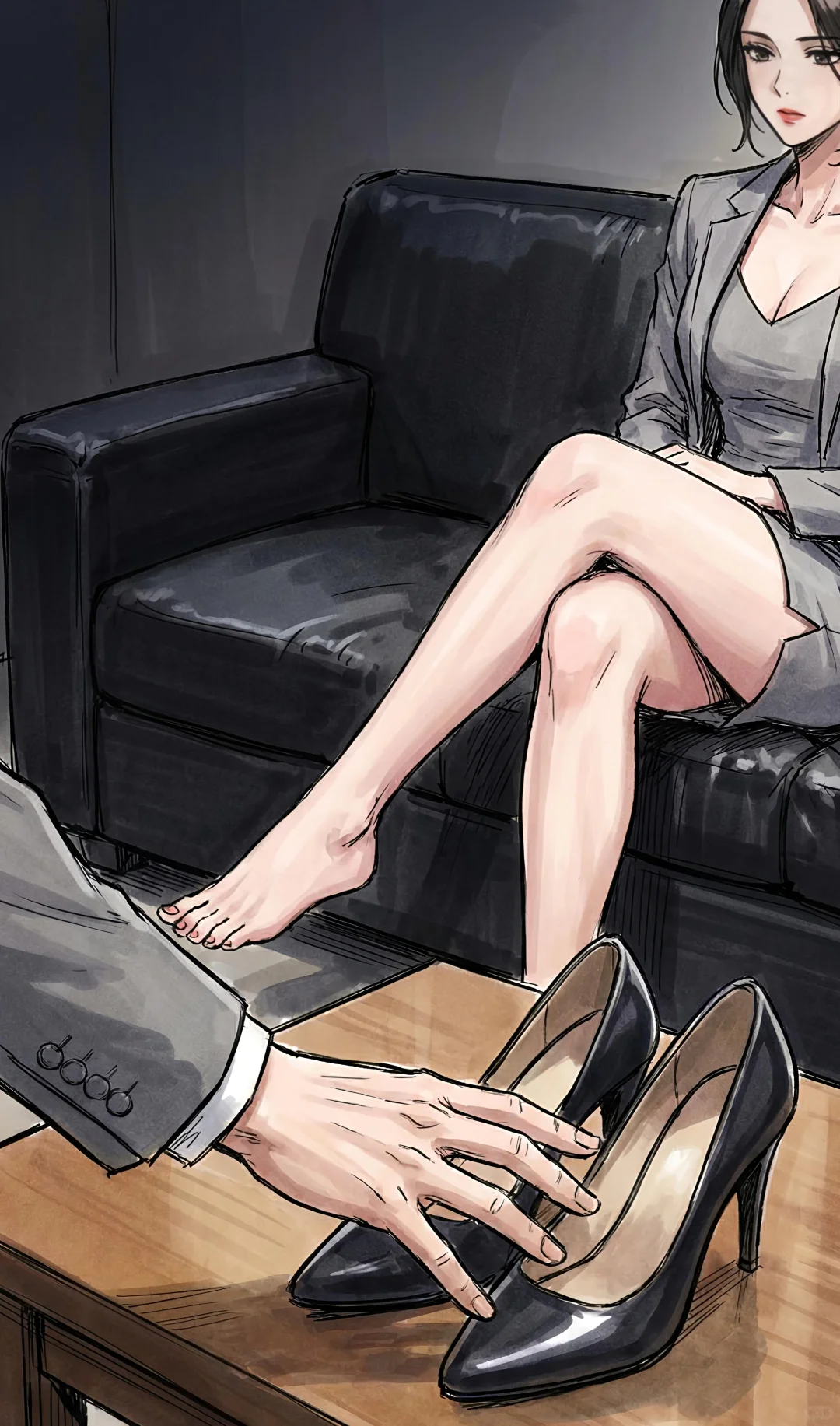 “宁姐，你的脚……我的手…呜呜……”