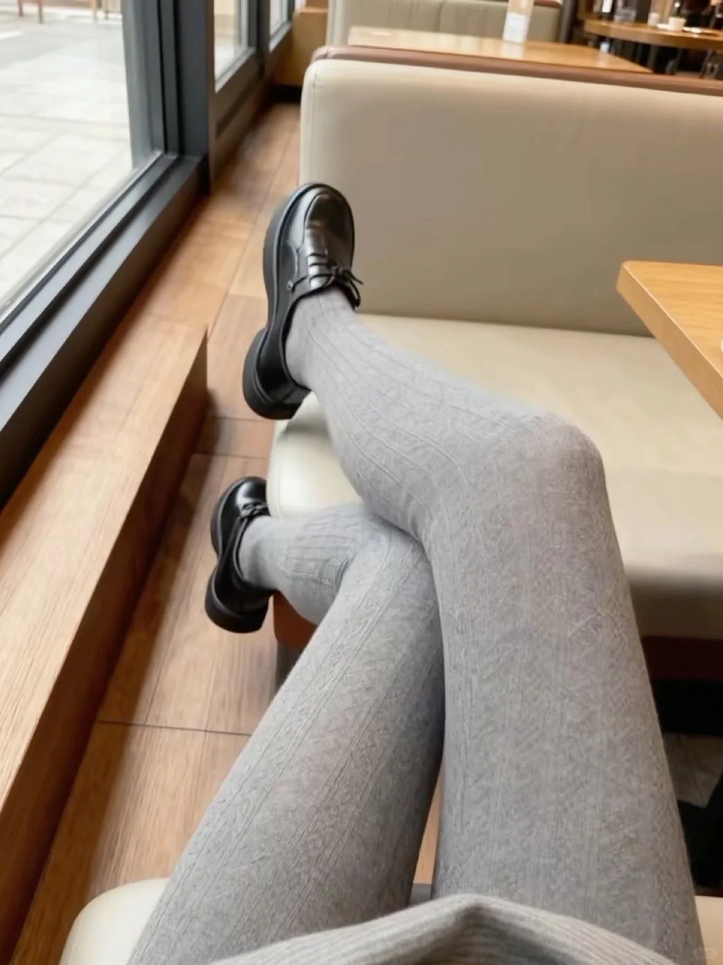 闰蜜说腿粗怕啥？这打底裤暖麻了呀！