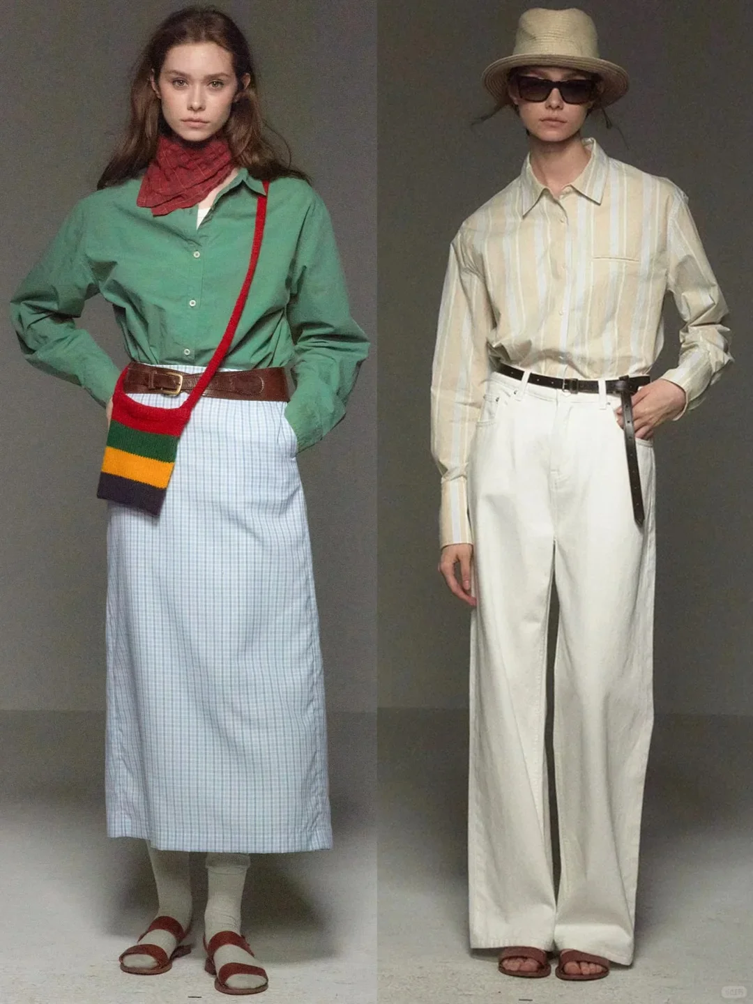 “时尚女编辑”90年代复古穿搭