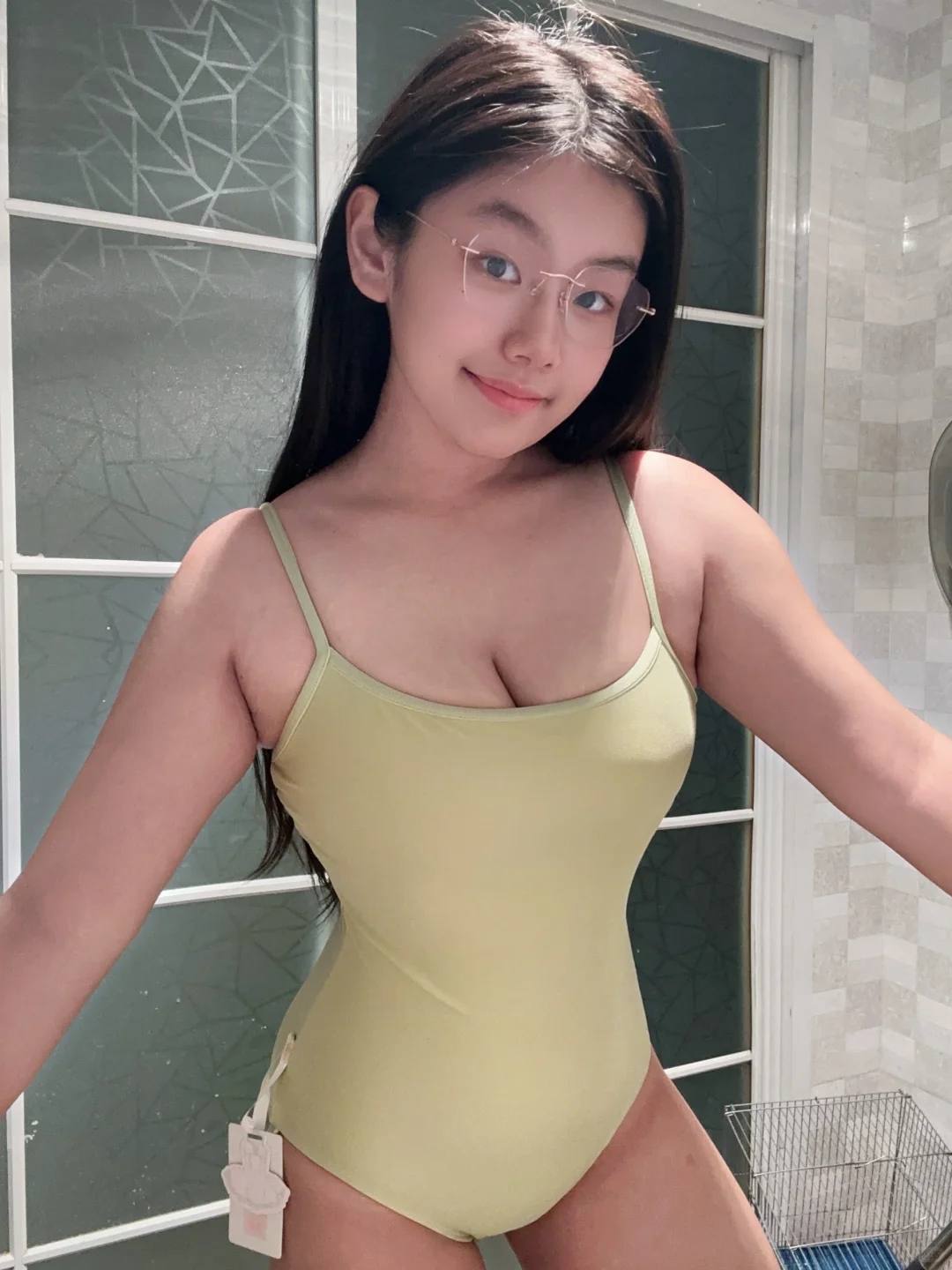 Sollune苹果绿芭蕾体服🩰